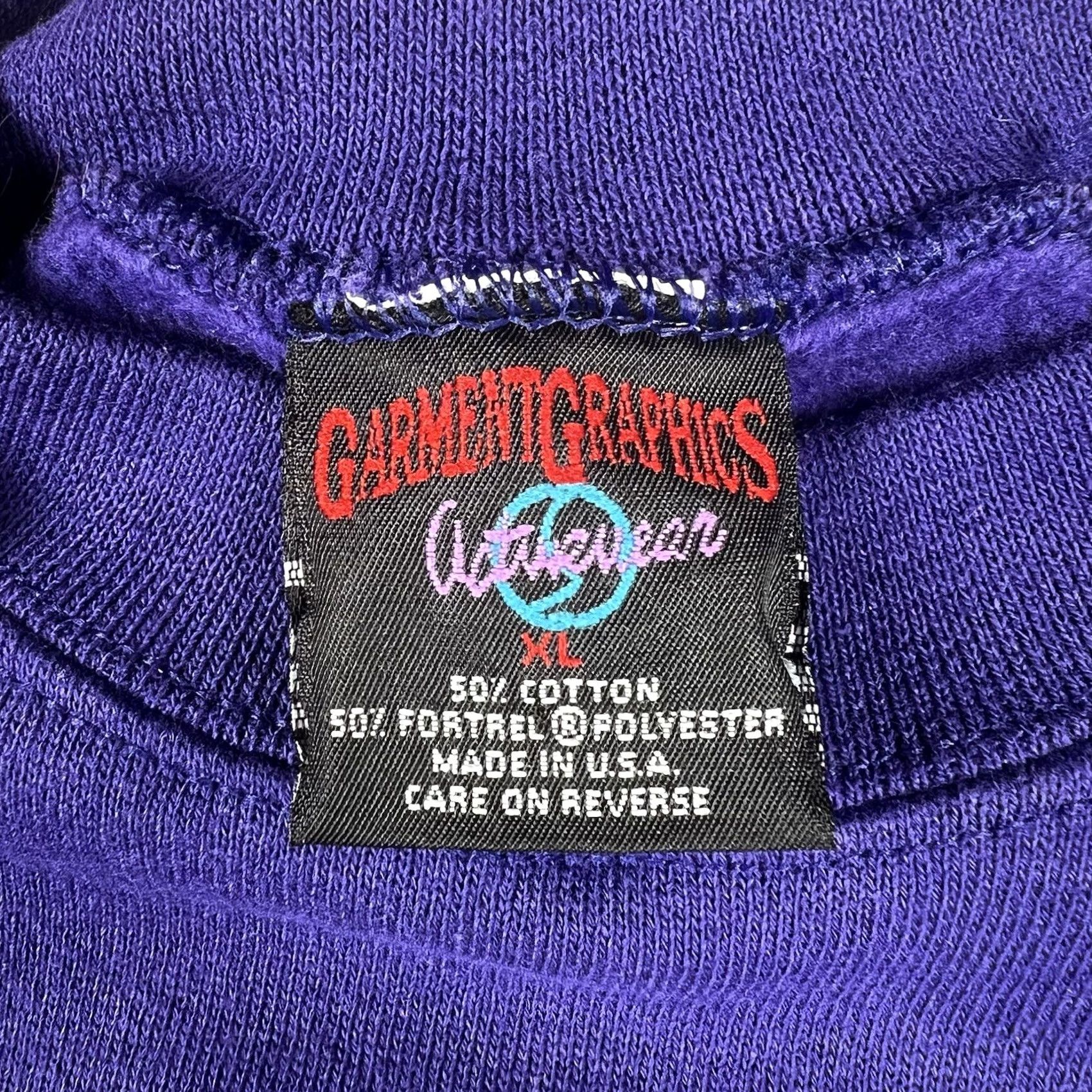 Vintage VINTAGE Northwestern Wildcats Crewneck Sweatshirt XL Purple 90s Rose Bowl, Pasadena, Logo, Graphic Print, Heavyweight, Pullover, Unisex Adults Size US XL / EU 56 / 4 - 3 Thumbnail