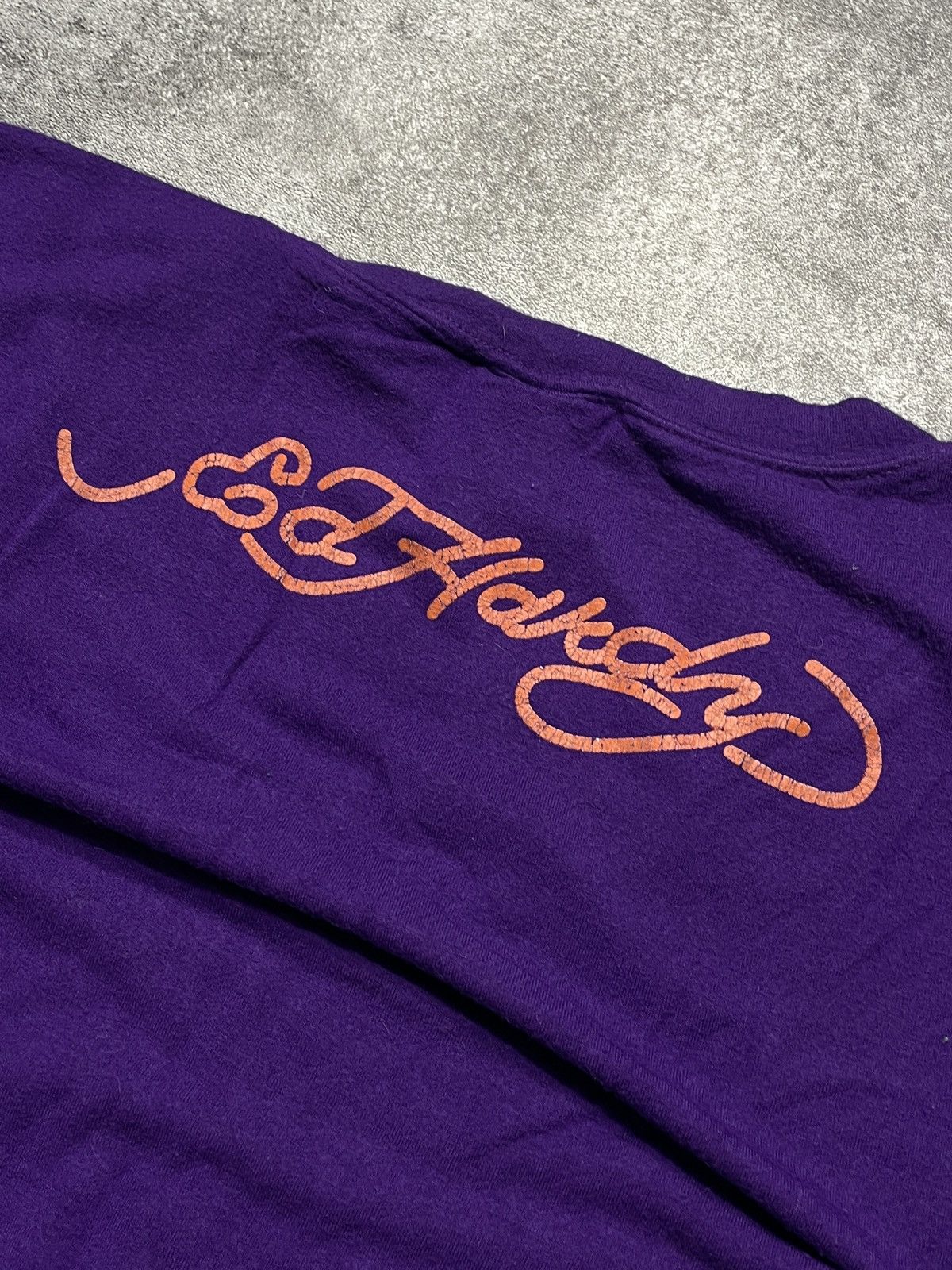 Christian Audigier ❗️RARE❗️Ed Hardy Vintage Y2K Tee Spellout Hype Rare Size XS / US 0-2 / IT 36-38 - 5 Thumbnail