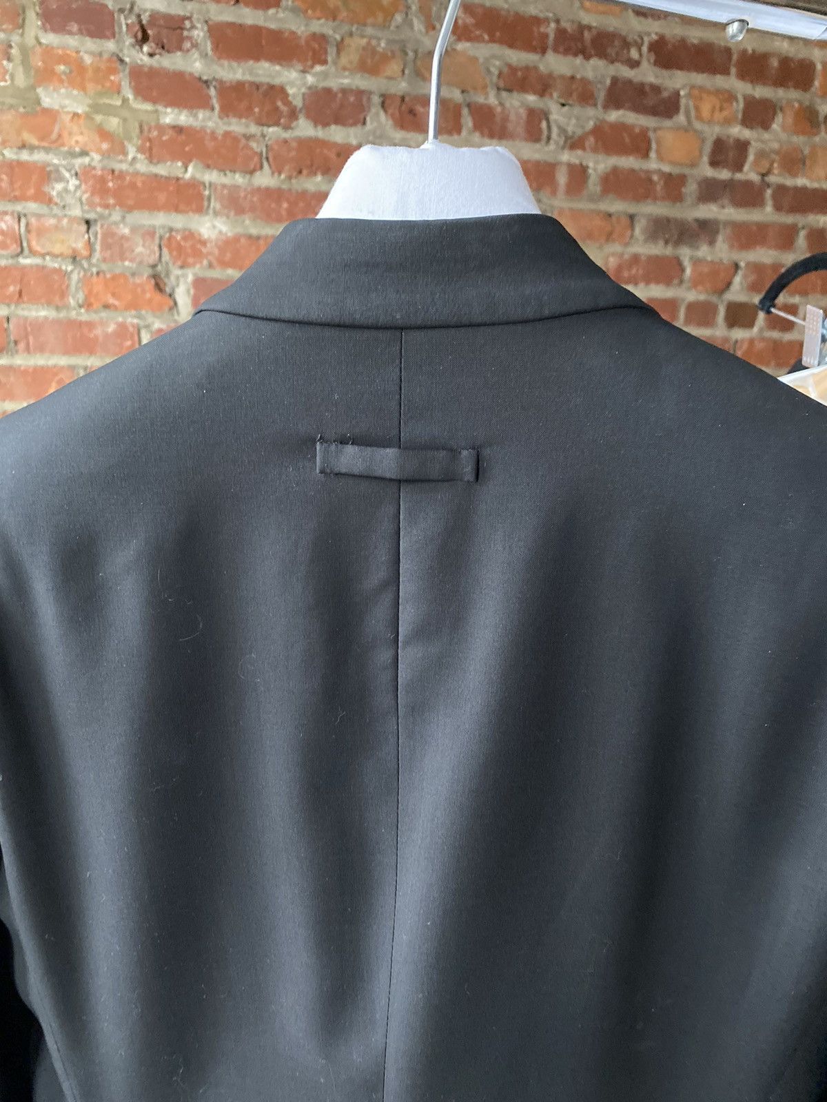 Jean Paul Gaultier 90s Jean Paul Gaultier Cropped Black Blazer Size 50S - 3 Thumbnail