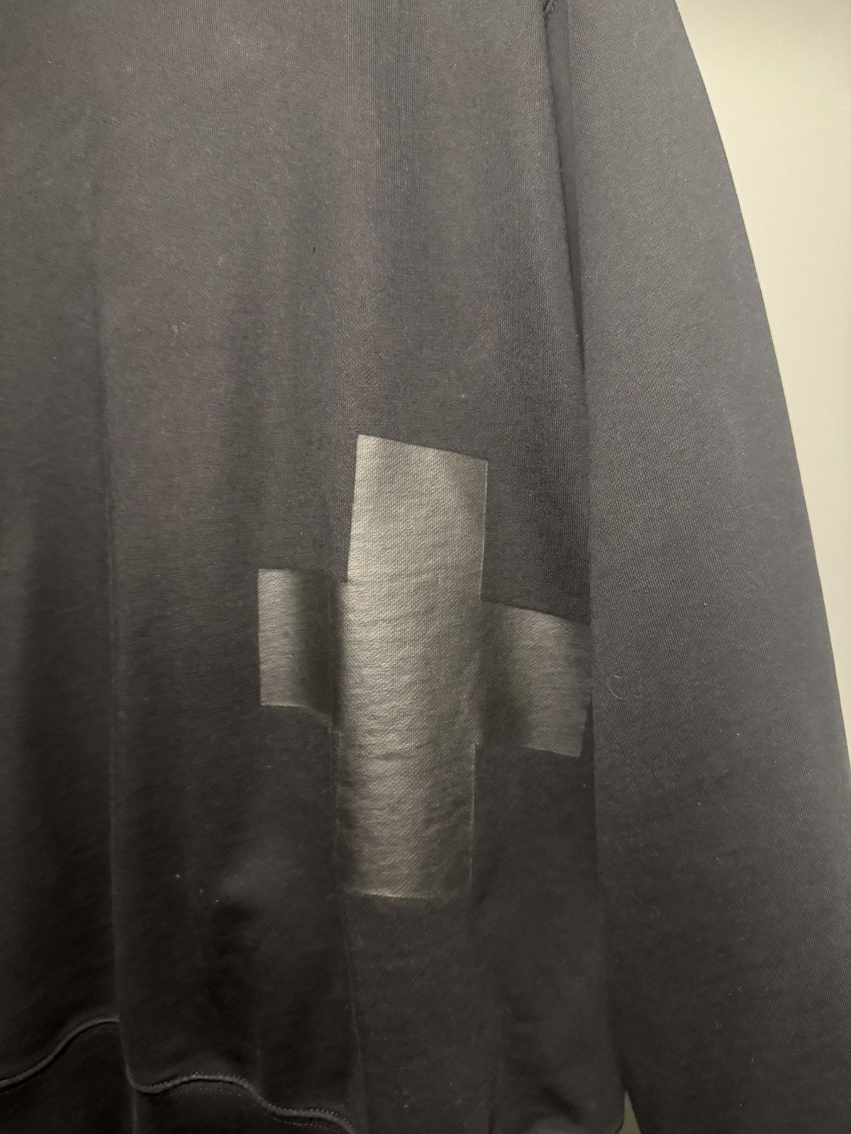 Helmut Lang Helmut Lang Cross Crewneck Sweatshirt Size US XL / EU 56 / 4 - 4 Thumbnail