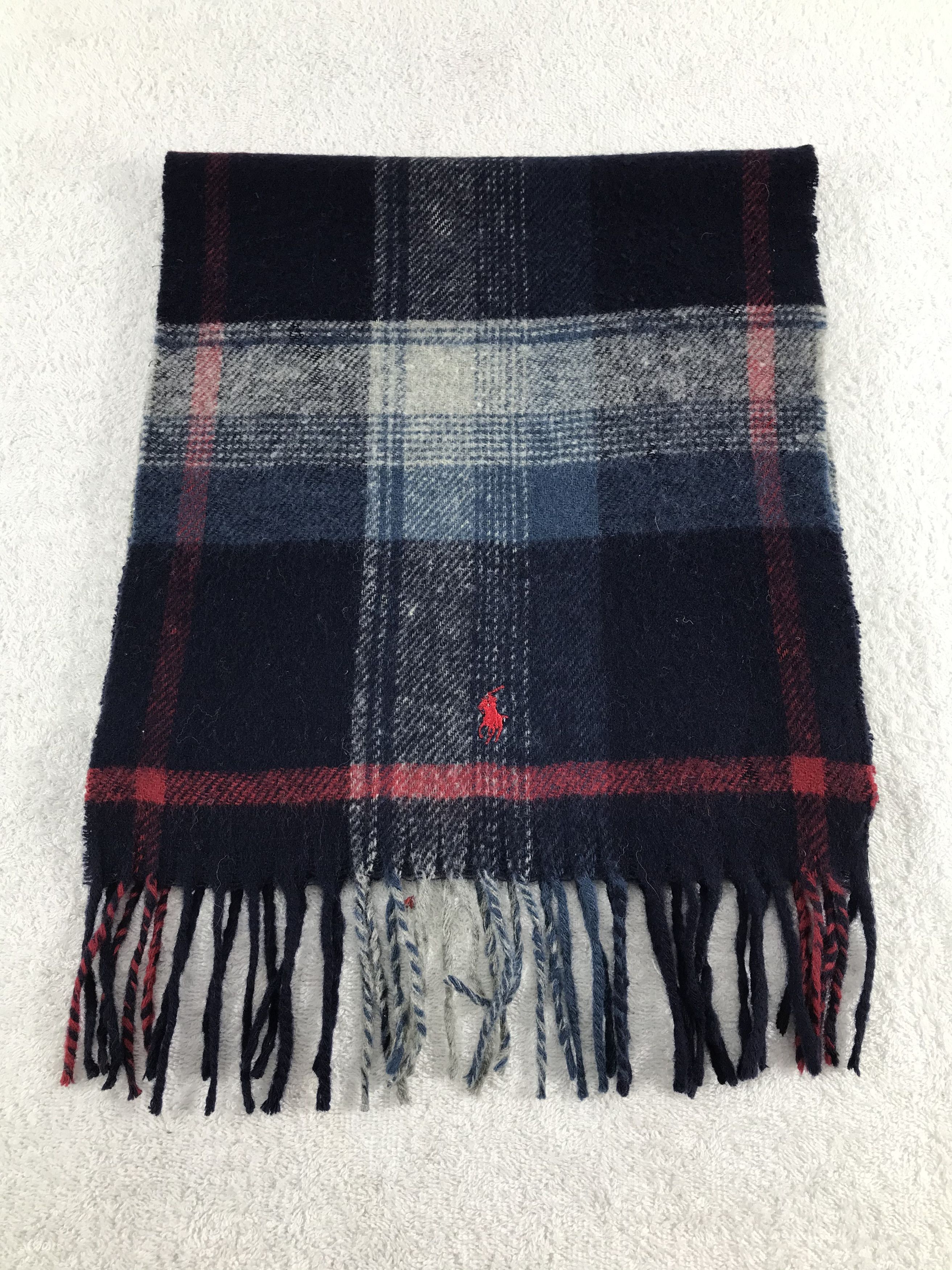 Polo Ralph Lauren × Vintage Polo Ralph Lauren Scarf / Muffler / Neckwear - WW1374 Size ONE SIZE - 2 Thumbnail