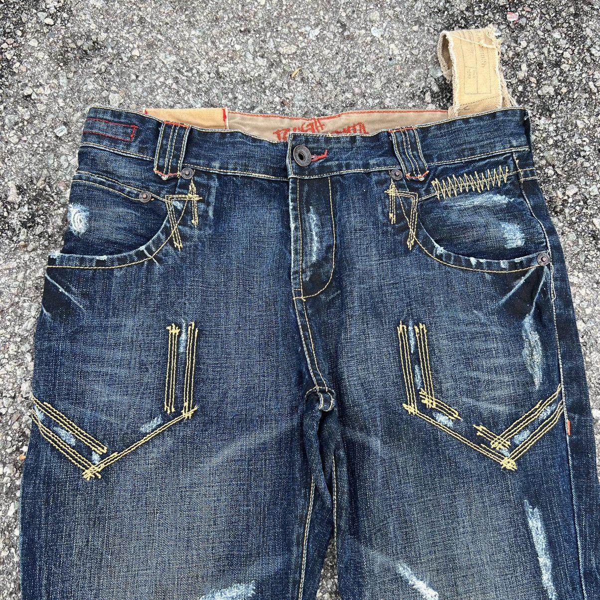 If Six Was Nine “TOUGH JEANSMITH” BOHAM MILITARY STYLE DISTRESSED JEANS Size US 36 / EU 52 - 3 Thumbnail