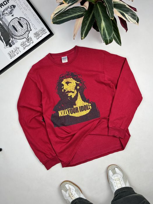 Vintage VINTAGE KILL YOUR IDOLS TERROR 1987 AXL ROSE JESUS TEE SHIRT | Grailed