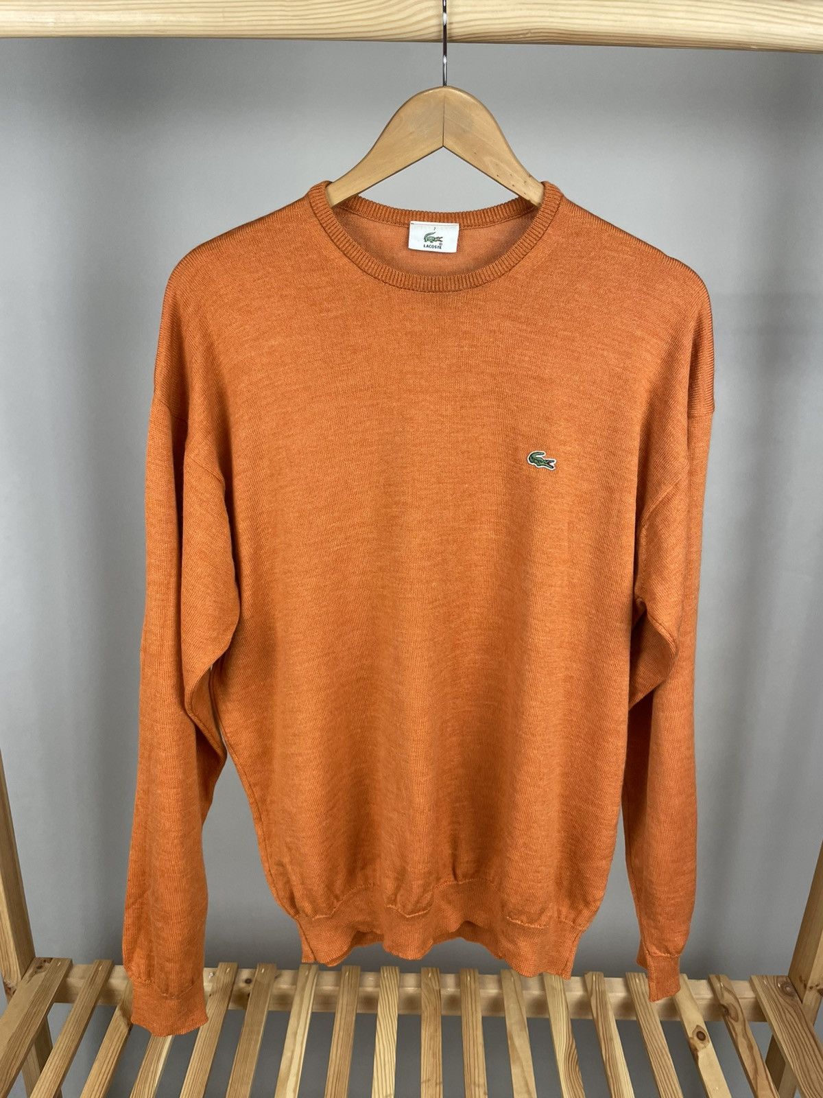 Vintage Lacoste knit wool sweater crewneck 90’s y2k