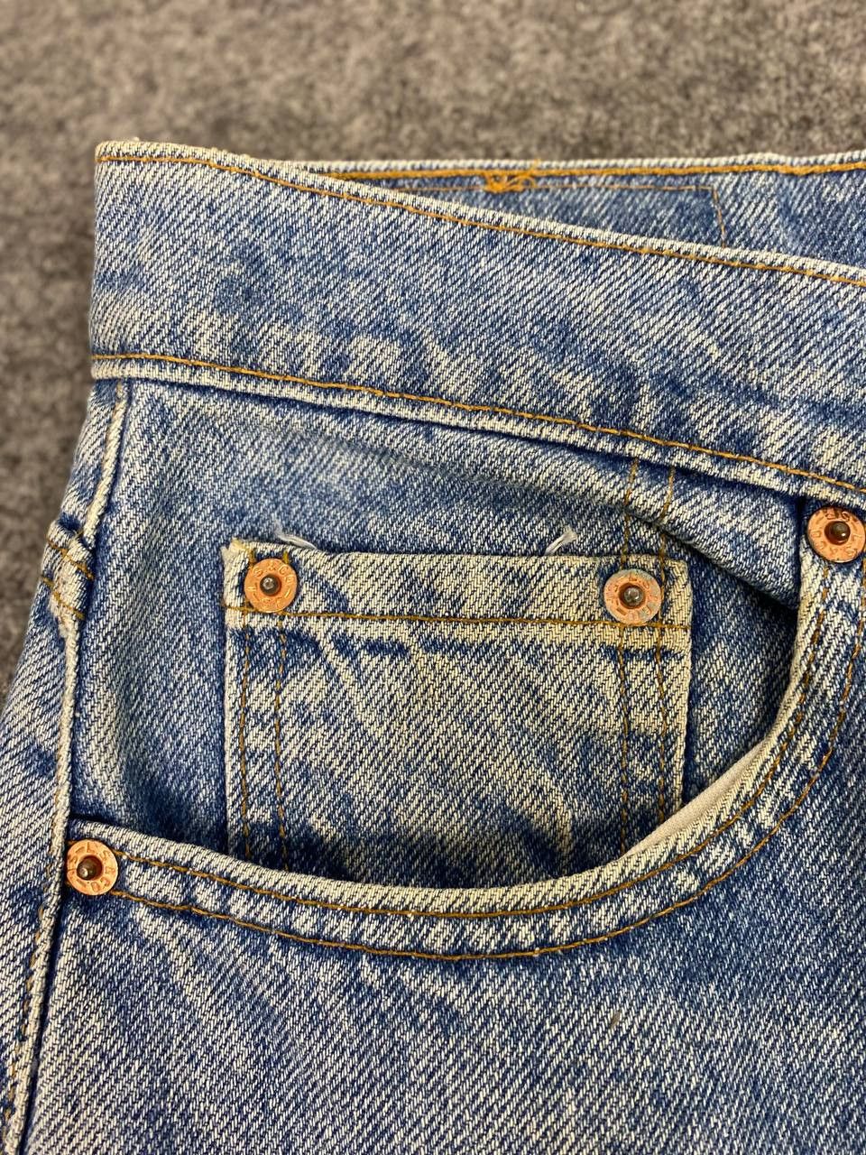 Levi's vintage levis 505 medium wash denim nice design Size US 32 / EU 48 - 9 Thumbnail