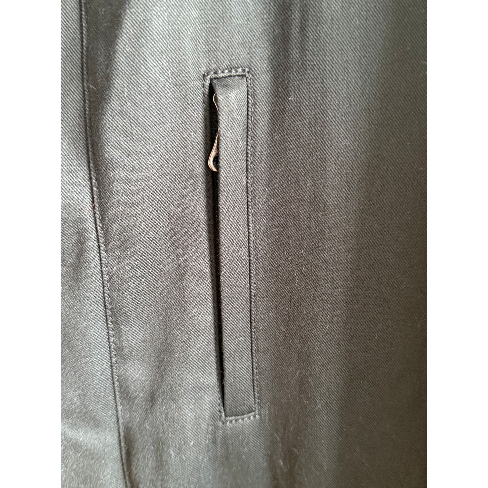 Hugo Boss Hugo Boss "Candon" Black Cotton Overcoat - Men's Size 46R Size US S / EU 44-46 / 1 - 5 Thumbnail