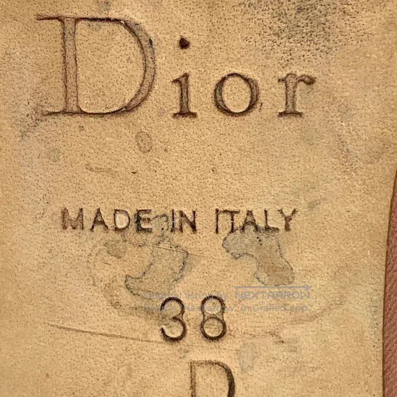 Dior Dior Brown leather CD logo thin heel high heels Size US 7.5 / IT 37.5 - 6 Thumbnail