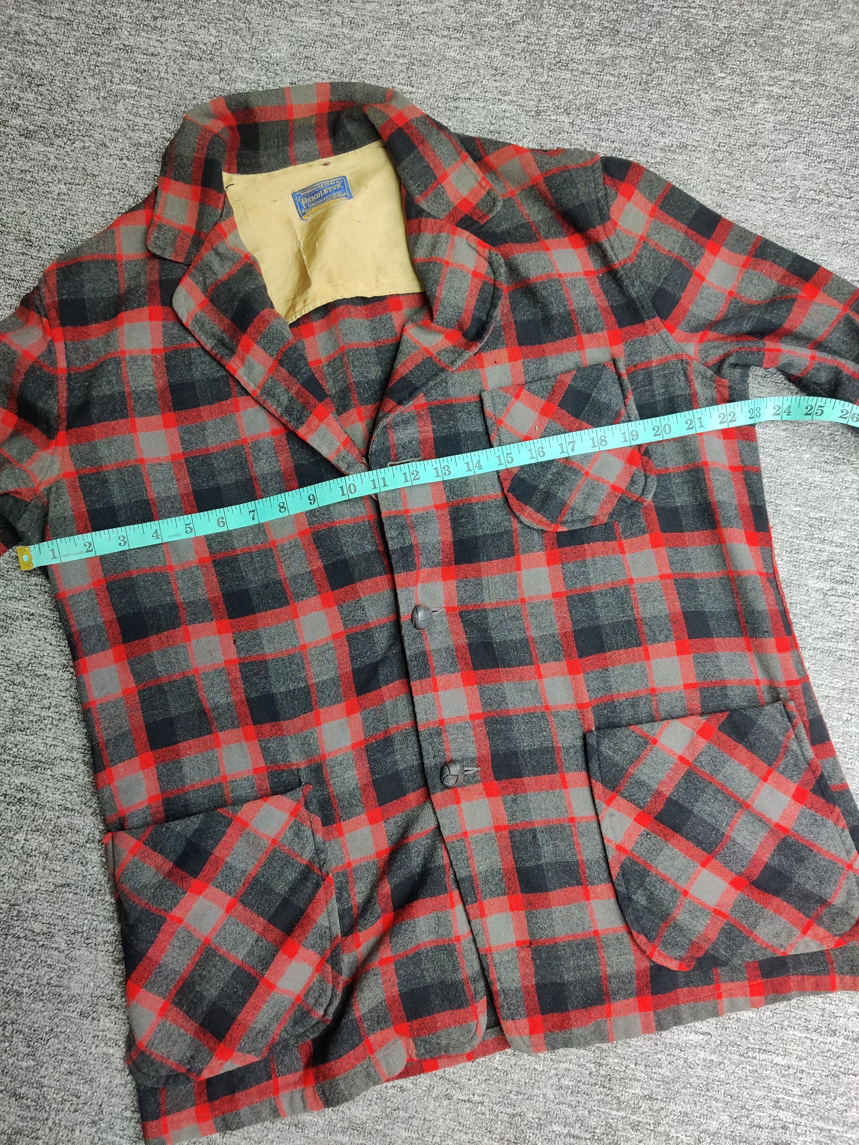 Pendleton Vintage 90's Pendleton Wool Plaid Blazer Size US L / EU 52-54 / 3 - 13 Thumbnail