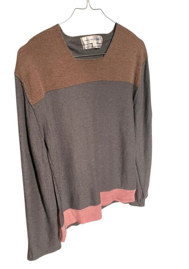 Comme Des Garcons Jumper Sweater Knit Cargian Jacket EX0058