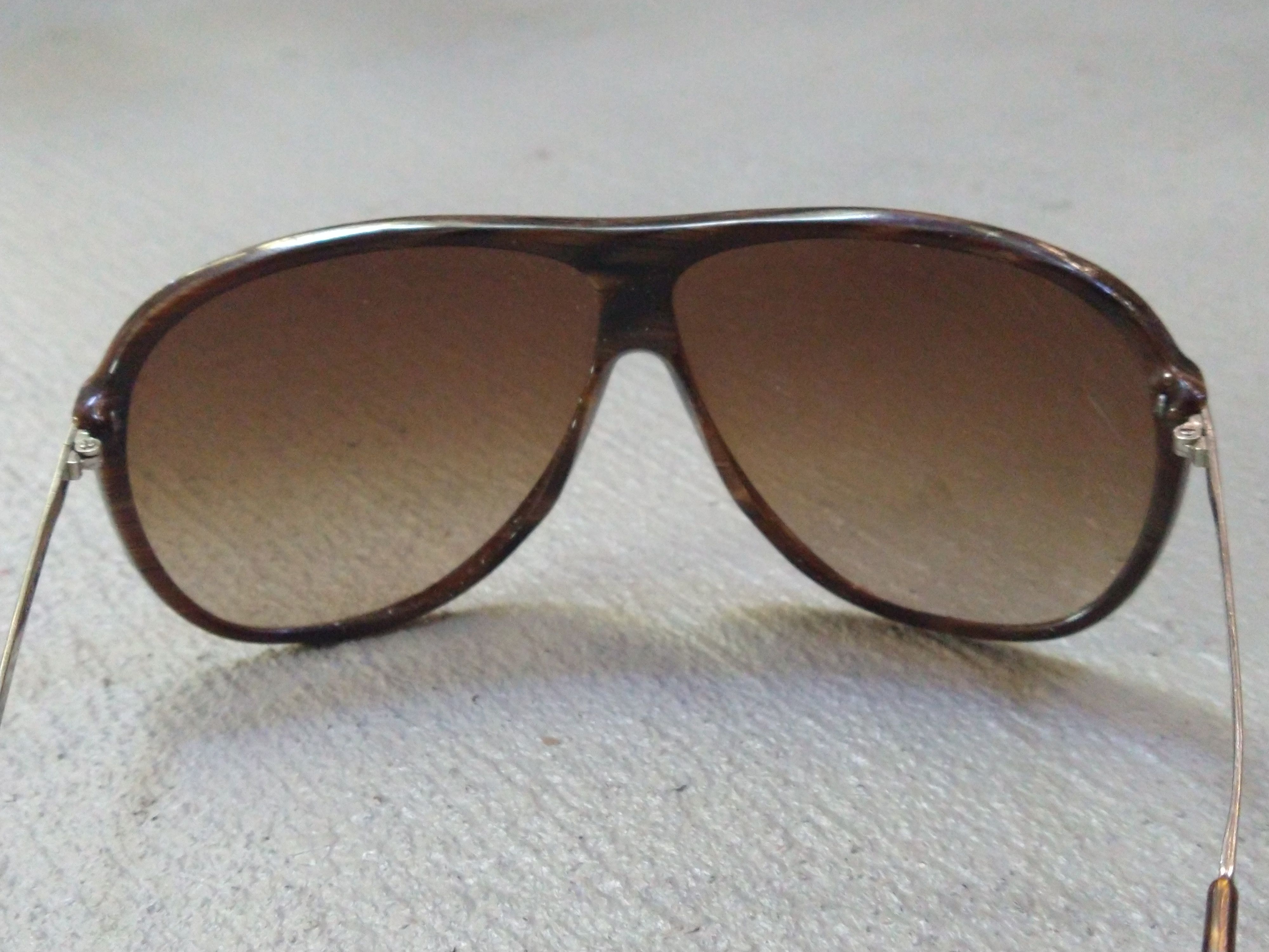 Versace Versace Aviator Sunglasses Brown Tortoise Havana Italy Size ONE SIZE - 7 Thumbnail