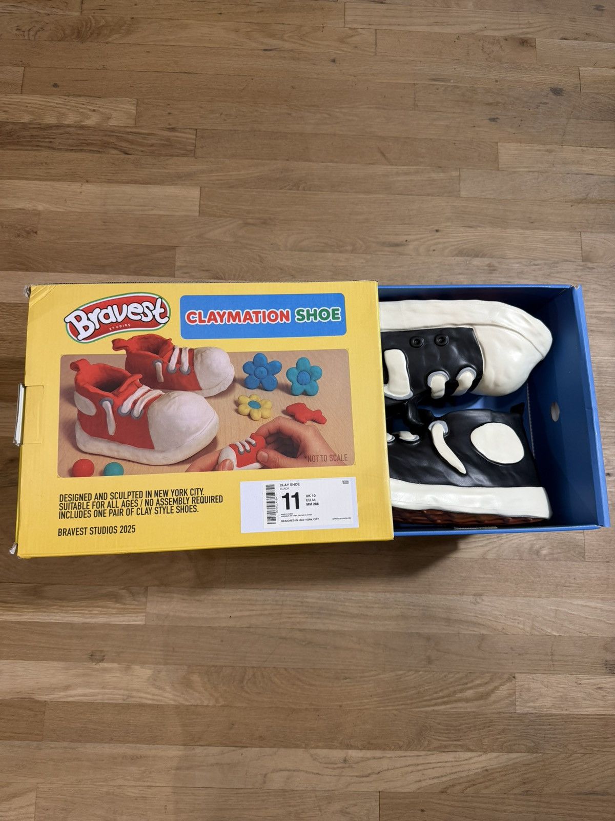 Bravest Studios Bravest Studios Claymation shoes (BLACK) Size US 11 / EU 44 - 1 Thumbnail