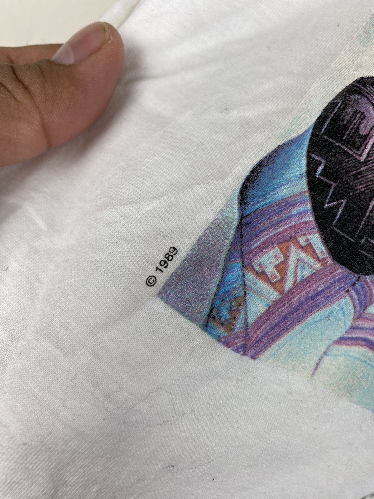 Vintage Vintage 1989 Amado Maurilio Peña Single Stitch White T shirt Size US XL / EU 56 / 4 - 5 Thumbnail
