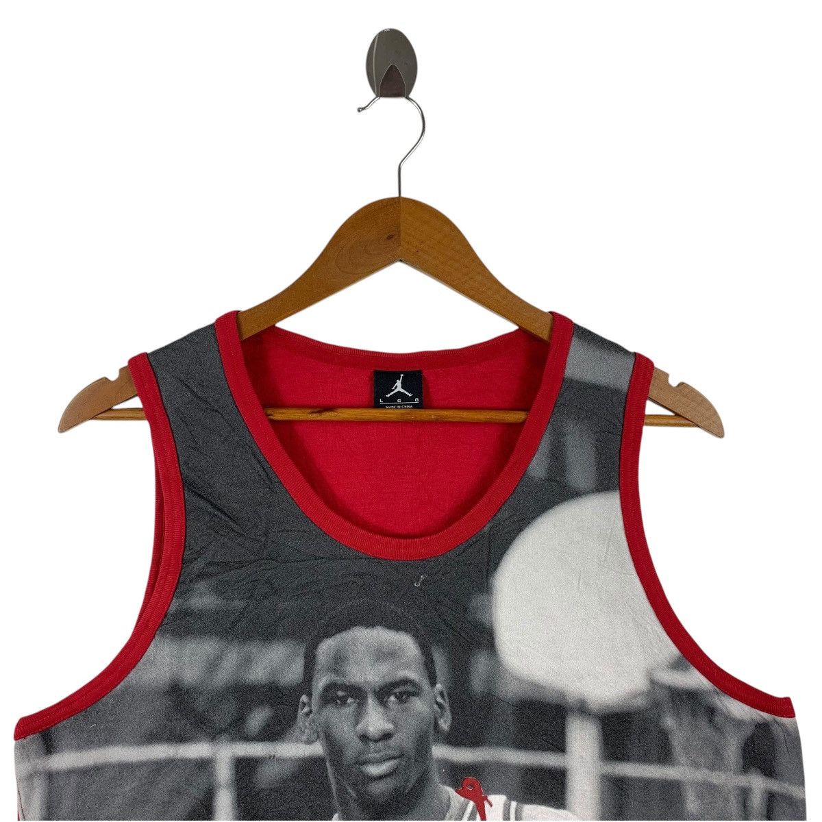 Nike NIKE Airjordan big logo dunk tank top tee Size US L / EU 52-54 / 3 - 2 Thumbnail
