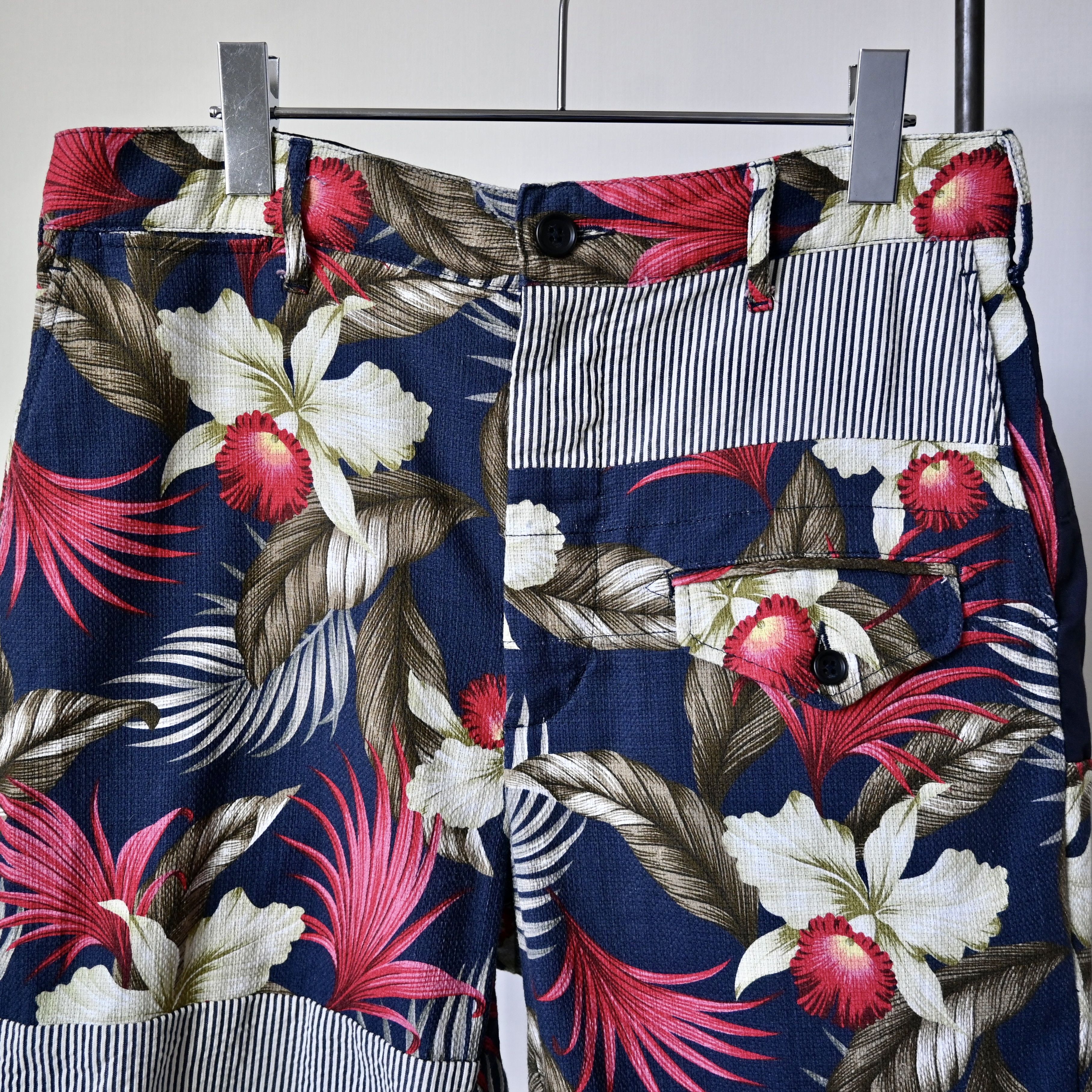 Engineered Garments Engineered Garments "Ghurka Short", Hawaiian patchwork, S Size US 32 / EU 48 - 3 Thumbnail