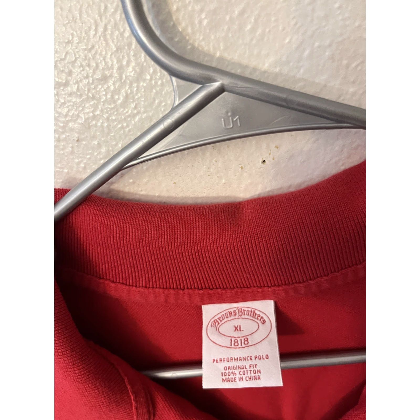 Brooks Brothers Brooks Brothers Original Fit Polo Shirt Adult XL Red Cotton Mens Performan XL Size US XL / EU 56 / 4 - 3 Thumbnail