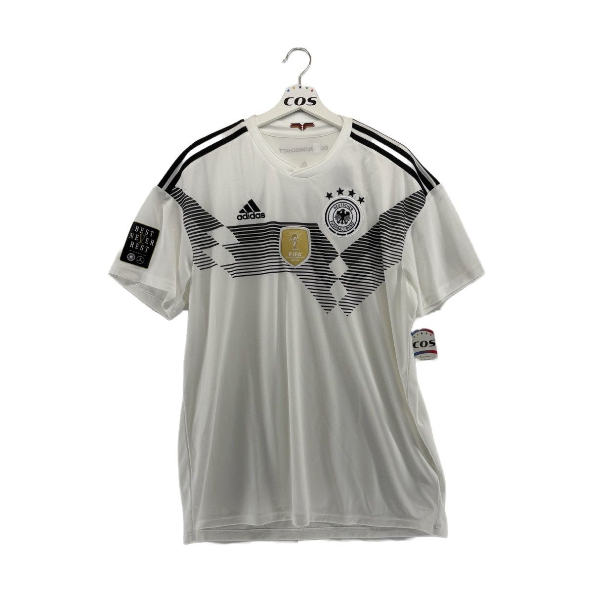 Adidas Germany 2018 Home Soccer Football Jersey Kit Shirt Brazil Size US XL / EU 56 / 4 - 1 Thumbnail