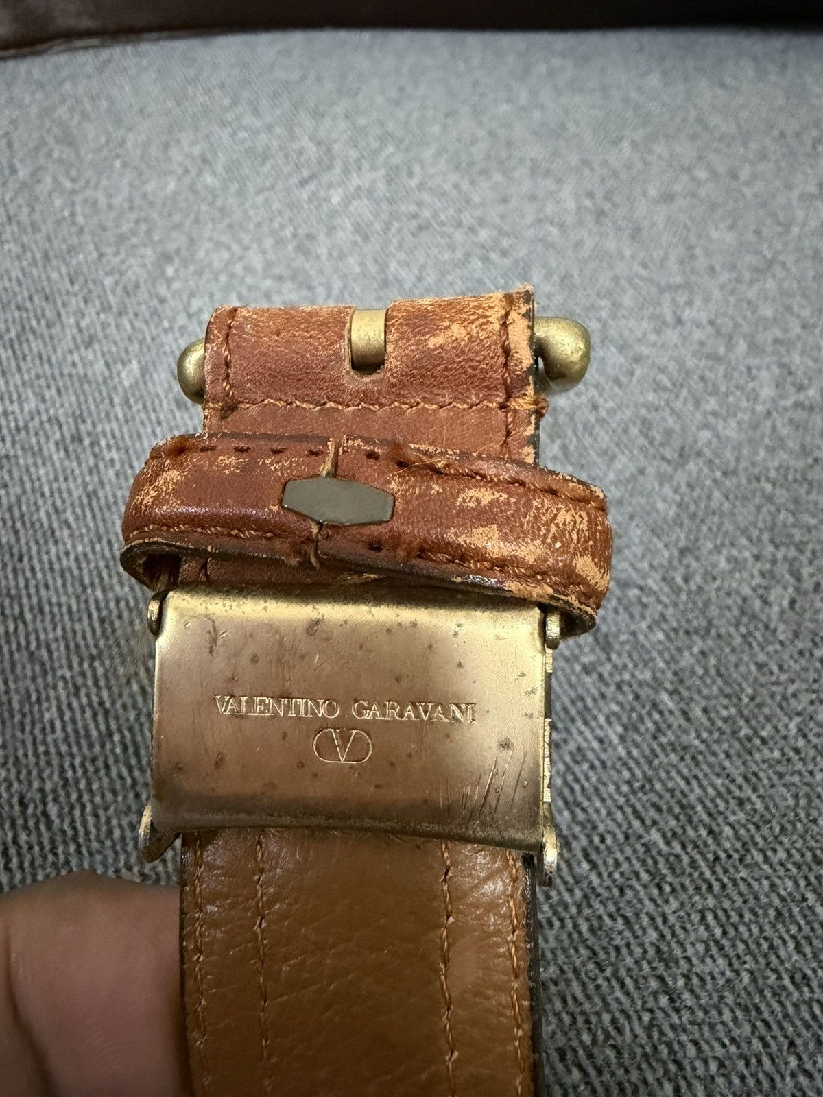 Valentino Vintage valentino garavani leather belt Size ONE SIZE - 4 Thumbnail