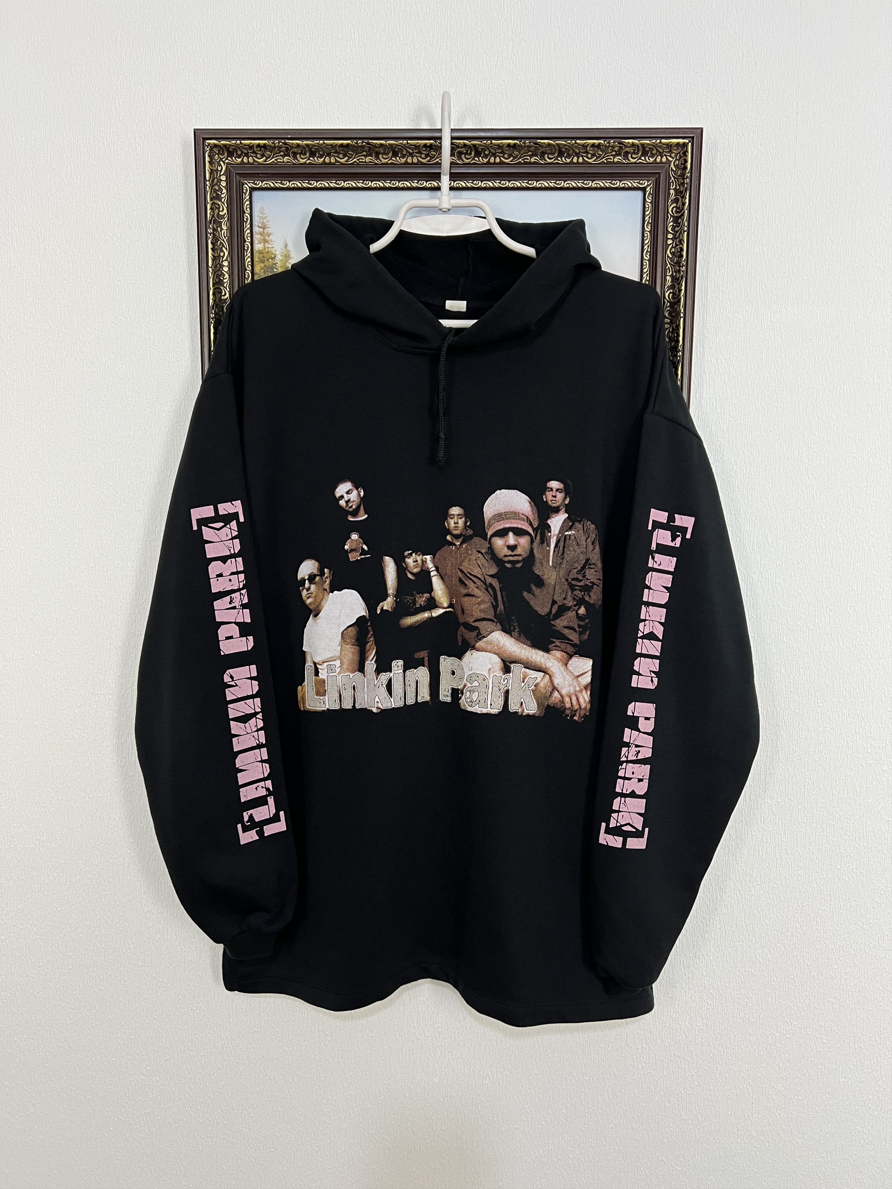 Vintage Vintage Linkin Park Band Over Print Hoodie Big Logo Jacket Size US L / EU 52-54 / 3 - 1 Thumbnail