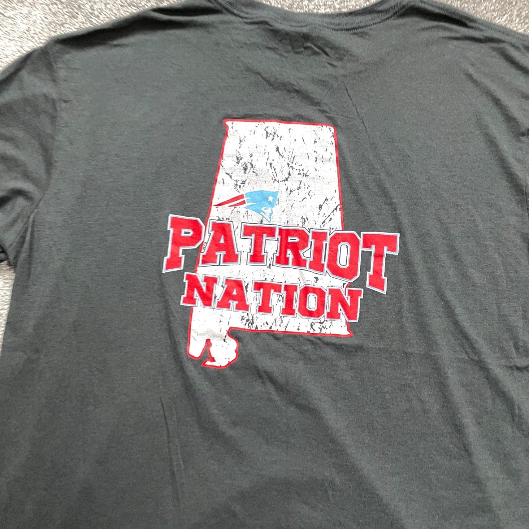Vintage District T-Shirt Mens 2XL Gray Patriotic Graphic Crew Neck Short Sleeve Cotton Size US XXL / EU 58 / 5 - 5 Thumbnail