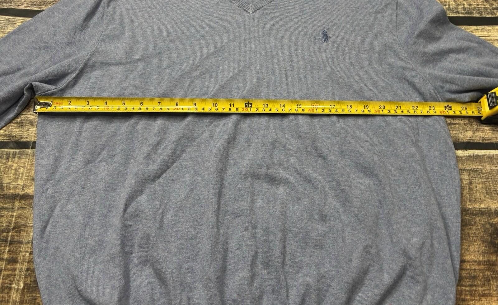 Polo Ralph Lauren Polo Ralph Lauren Sweater Mens XL Pima Cotton V-Neck Size US XL / EU 56 / 4 - 10 Thumbnail