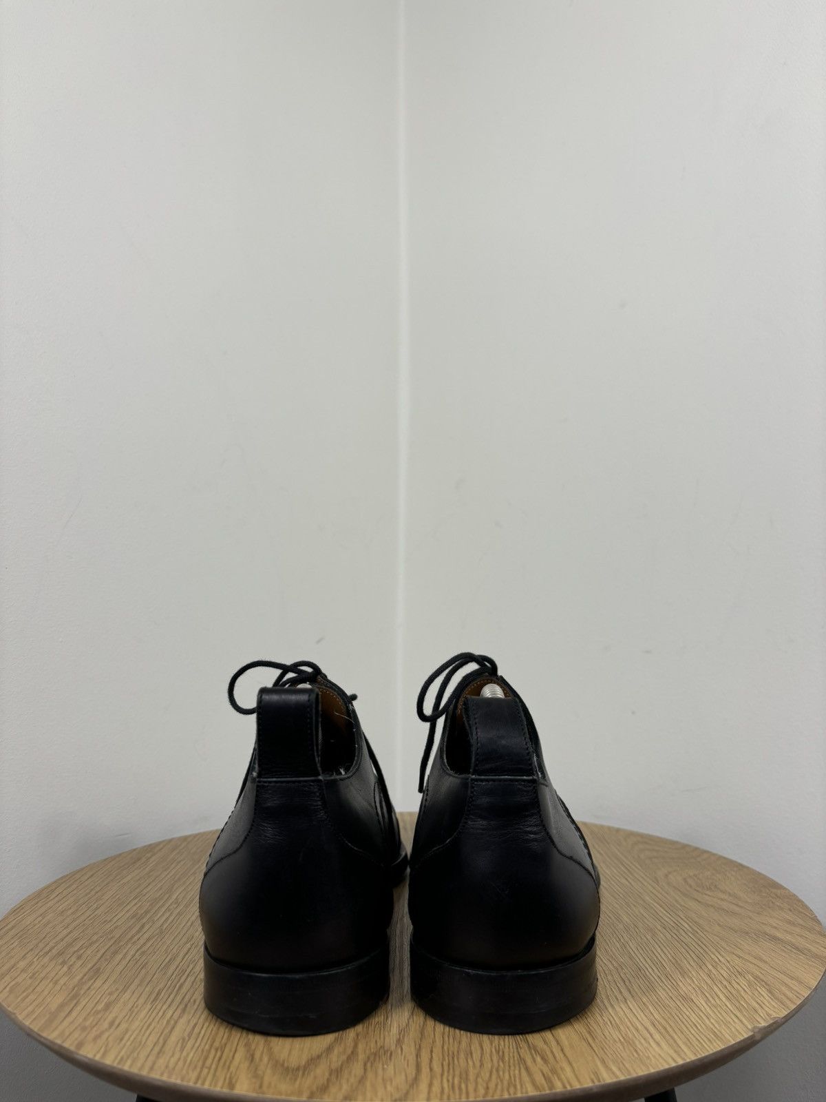 Bally Bally Andreos Men’s Cap Toe Dress Black Leather Derby Shoes Size US 8 / EU 41 - 12 Thumbnail