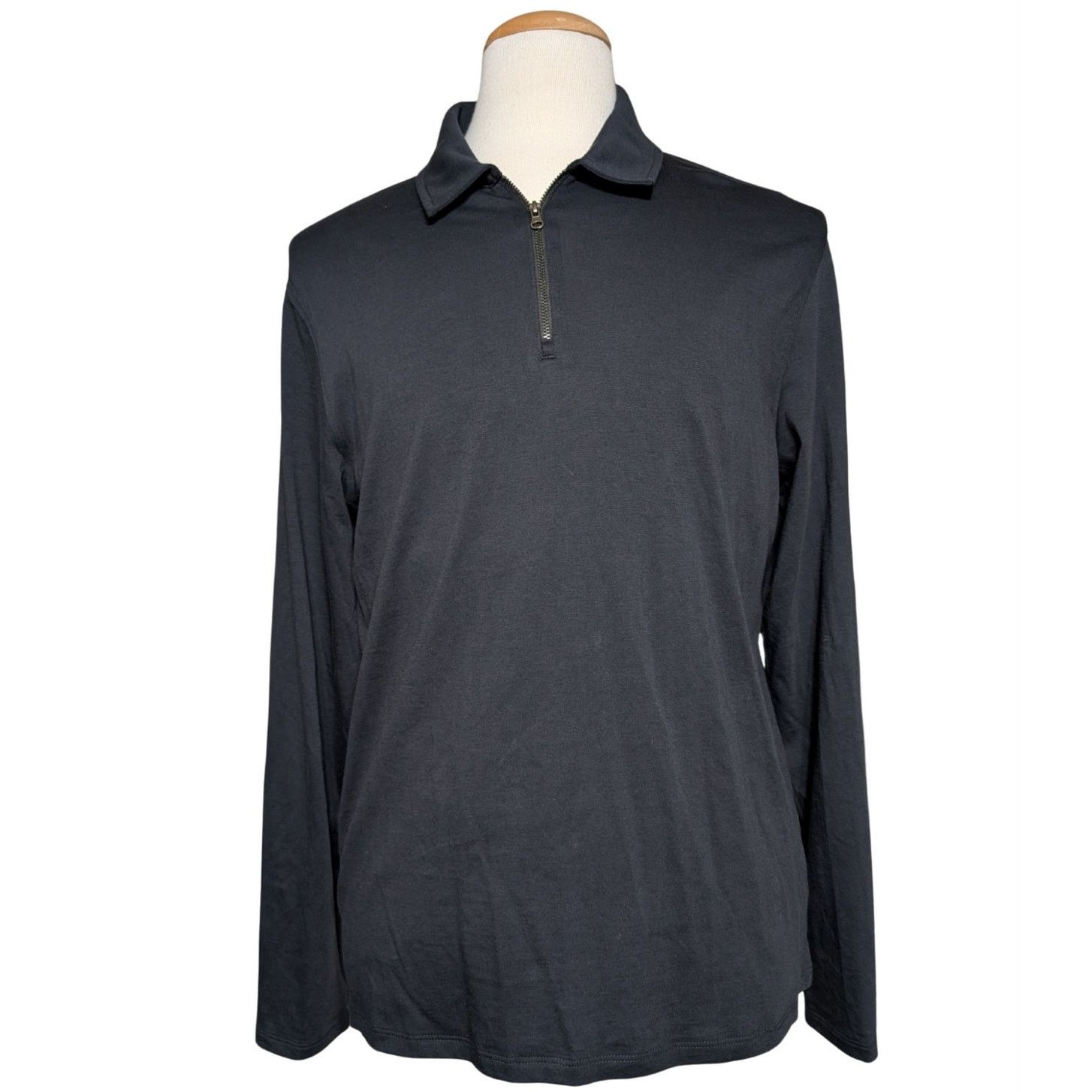 Vince Vince Pima Cotton Quarter Zip Long Sleeves Sweatshirt USED Size US M / EU 48-50 / 2 - 1 Thumbnail