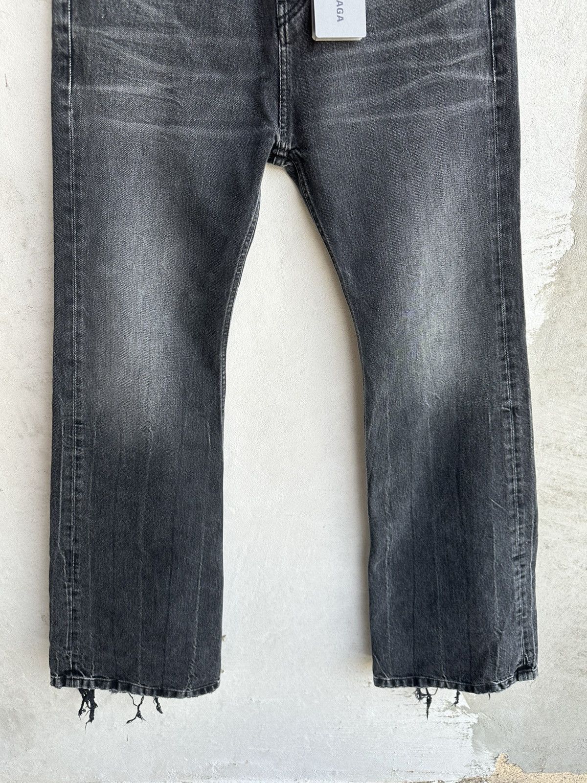 Balenciaga [XS] Fall22 The Lost Tape Gray flared jeans Size US 31 - 5 Thumbnail