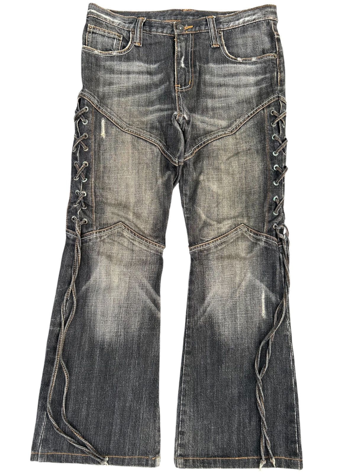 パンツ 00s semantic design gimmick denim pants Semantic Design 00s Flared Denim – firstfinal