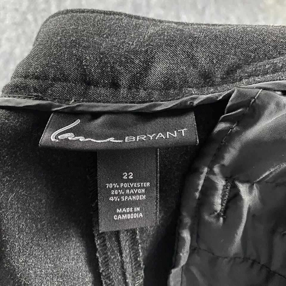 Other Lane Bryant Pants Womens 22 Trousers Tapered Leg Polyester Size 42" / US 20 - 8 Thumbnail