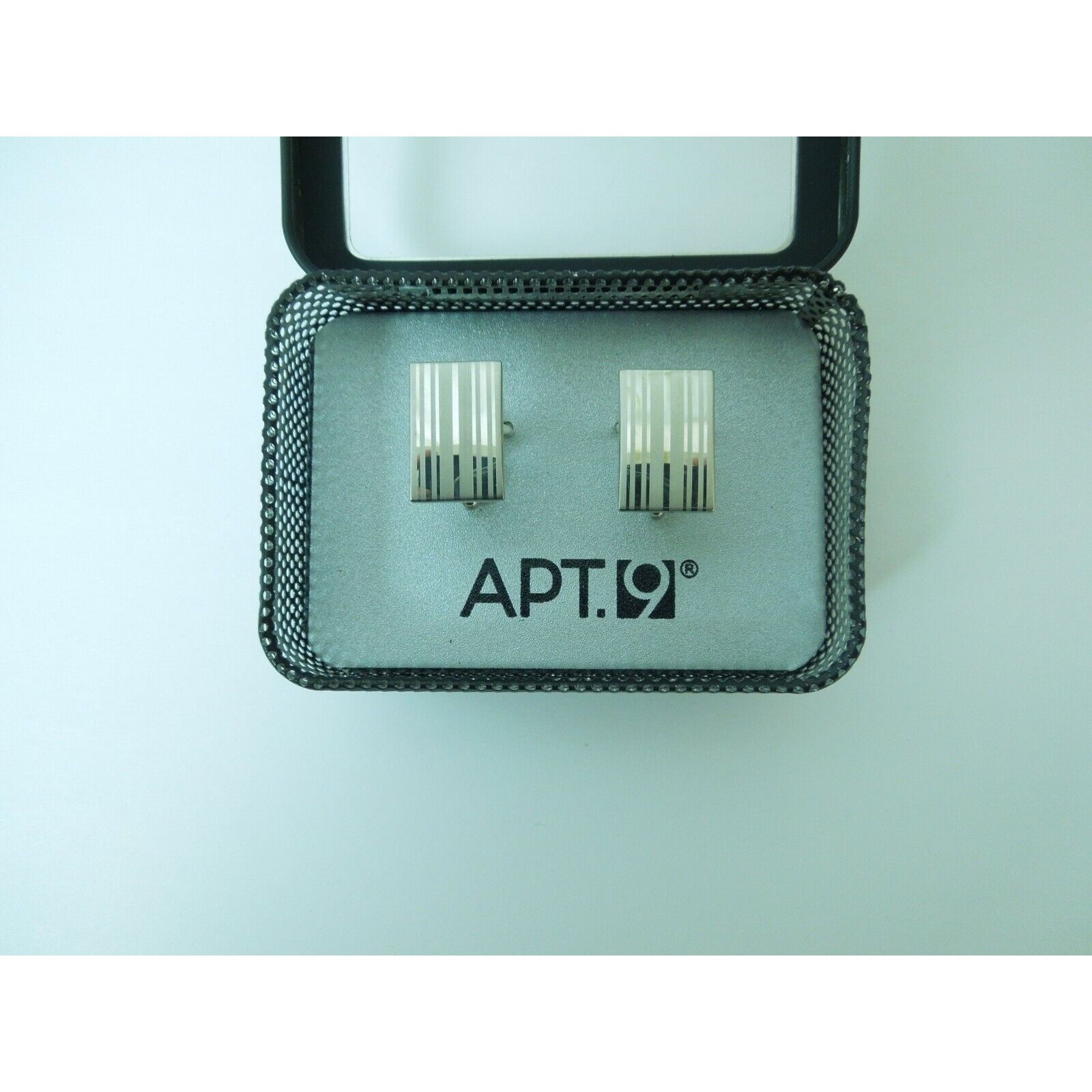 Apt. 9 Men's Silver Wedding Professional Work Career Cufflinks Apt Size ONE SIZE - 2 Thumbnail