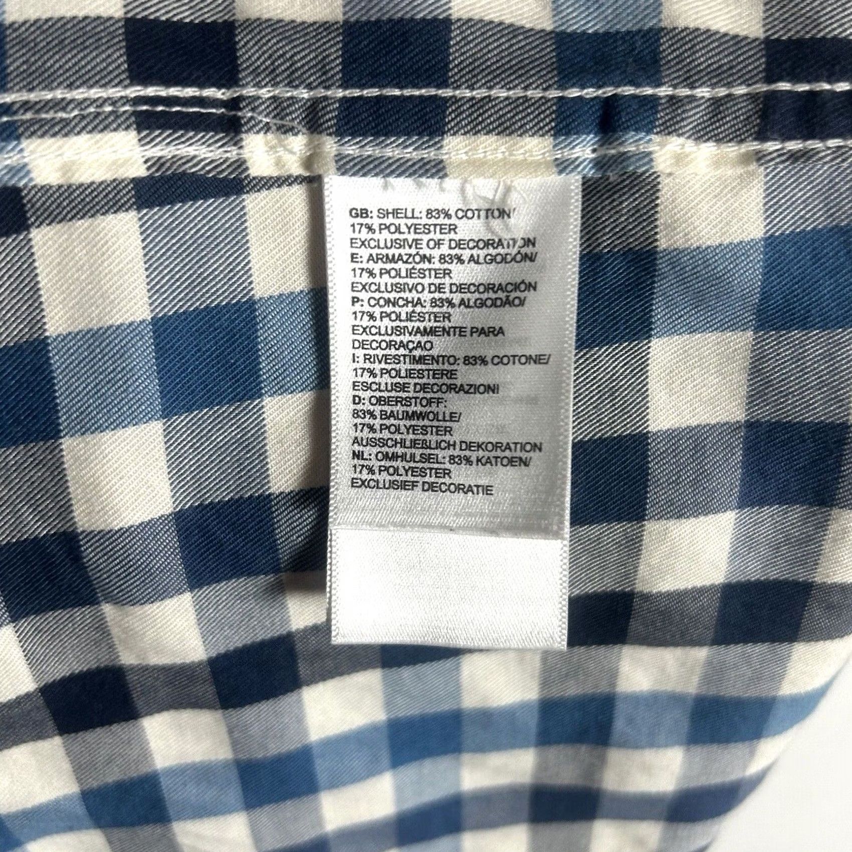 The North Face The North Face Button-Up Shirt Womens XL Blue Plaid Relaxed Flannel Overshirt Button Size XL / US 12-14 / IT 48-50 - 5 Thumbnail