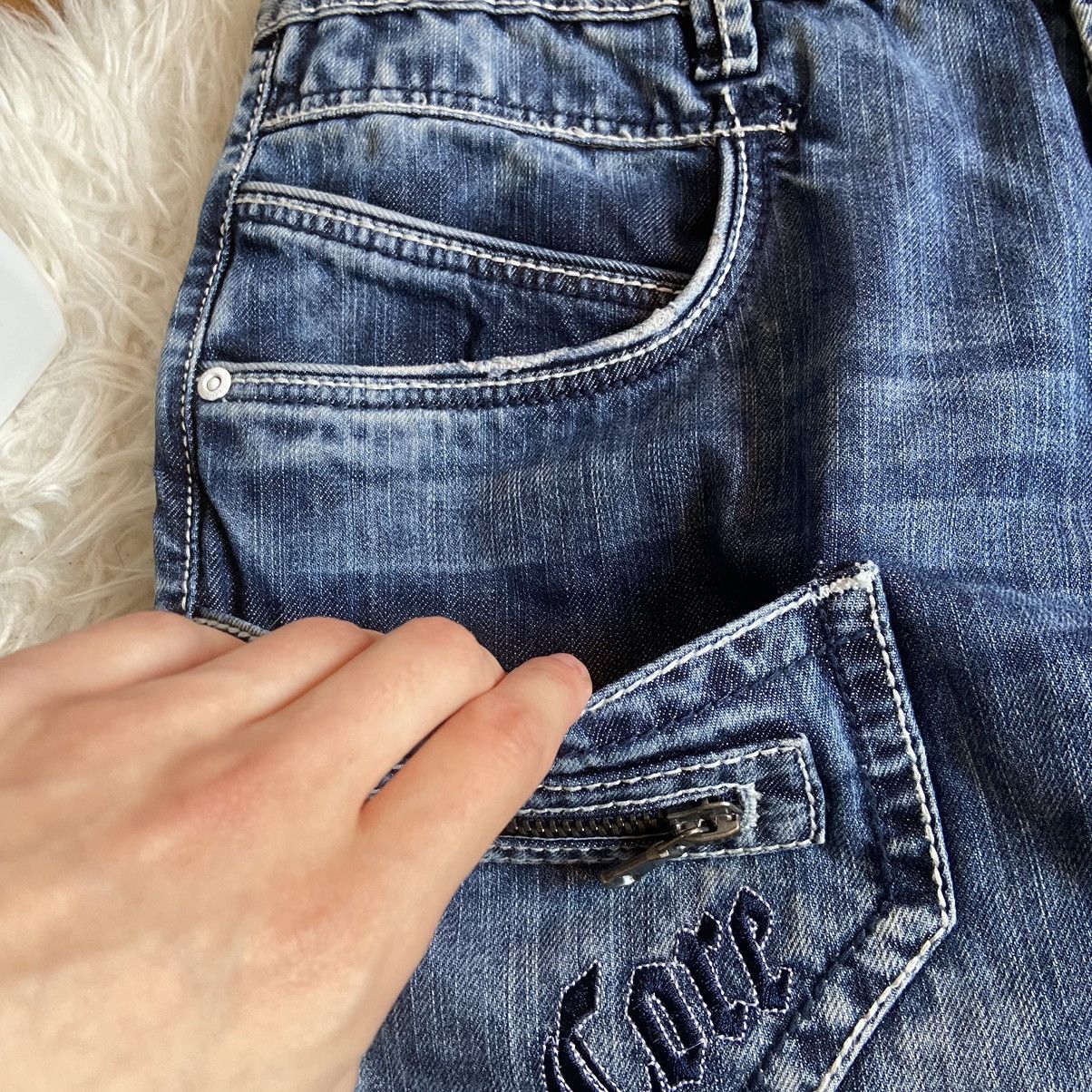 Rainbow 📌 Crazy Rainbow Y2K Avant-Garde Denim Jeans Size US 38 / EU 54 - 9 Thumbnail