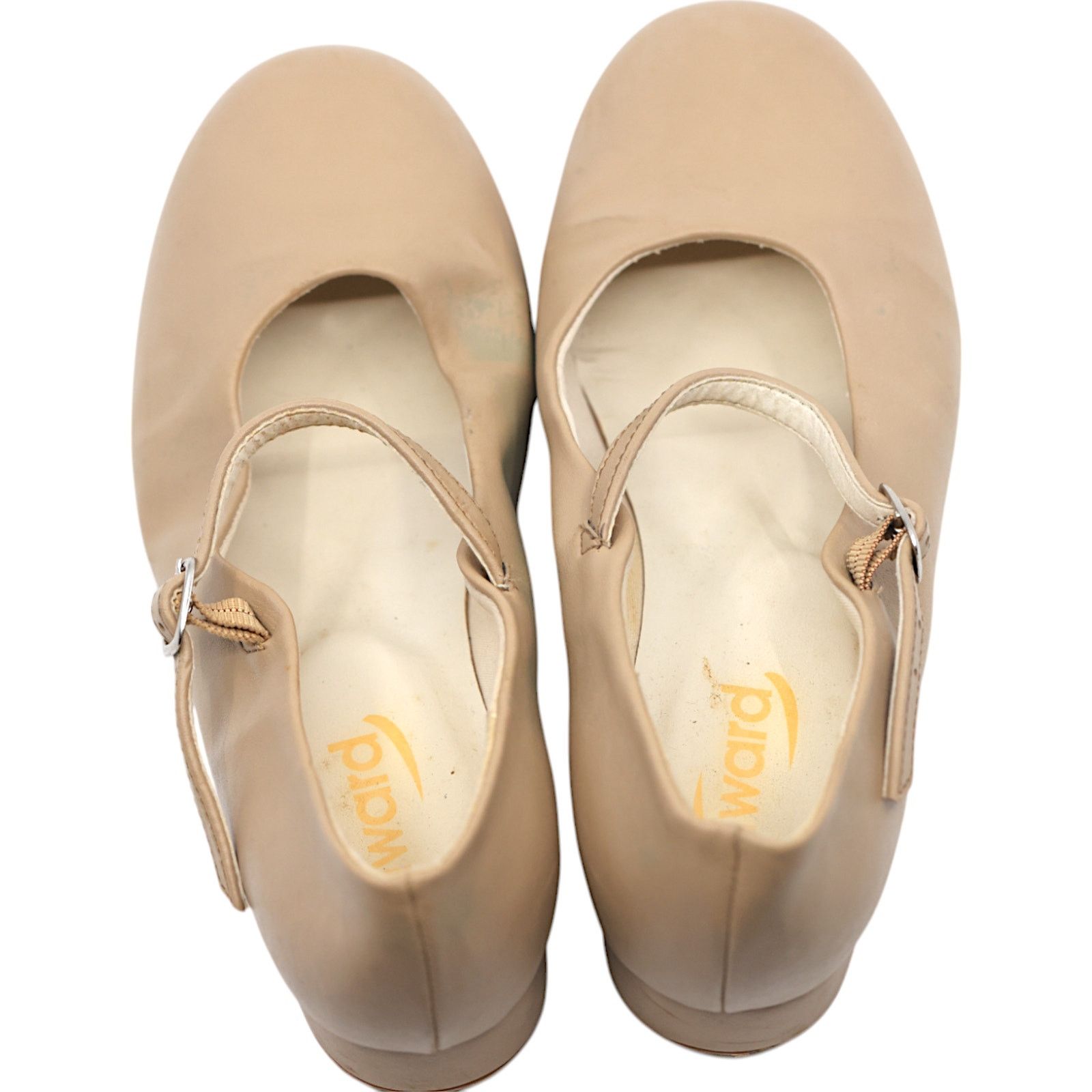 Staatsballett Award Tan Ballet Dance Shoes Size 5 NM w/ Plated Soles Size US 5 / IT 35 - 5 Thumbnail