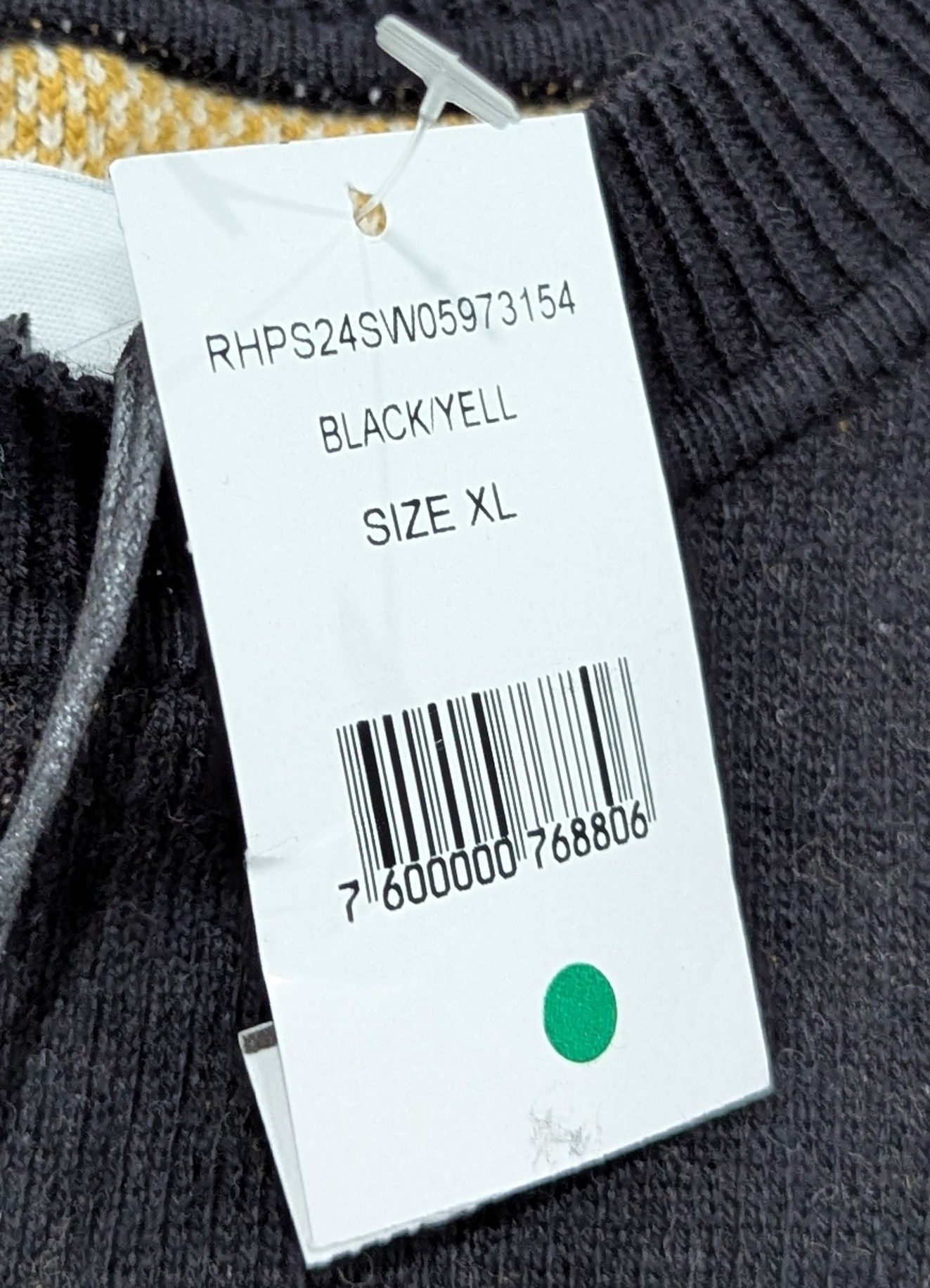 Rhude RHUDE Eagle Souvenir Wool/Cashmere Sweater Black XL Size US XL / EU 56 / 4 - 8 Thumbnail