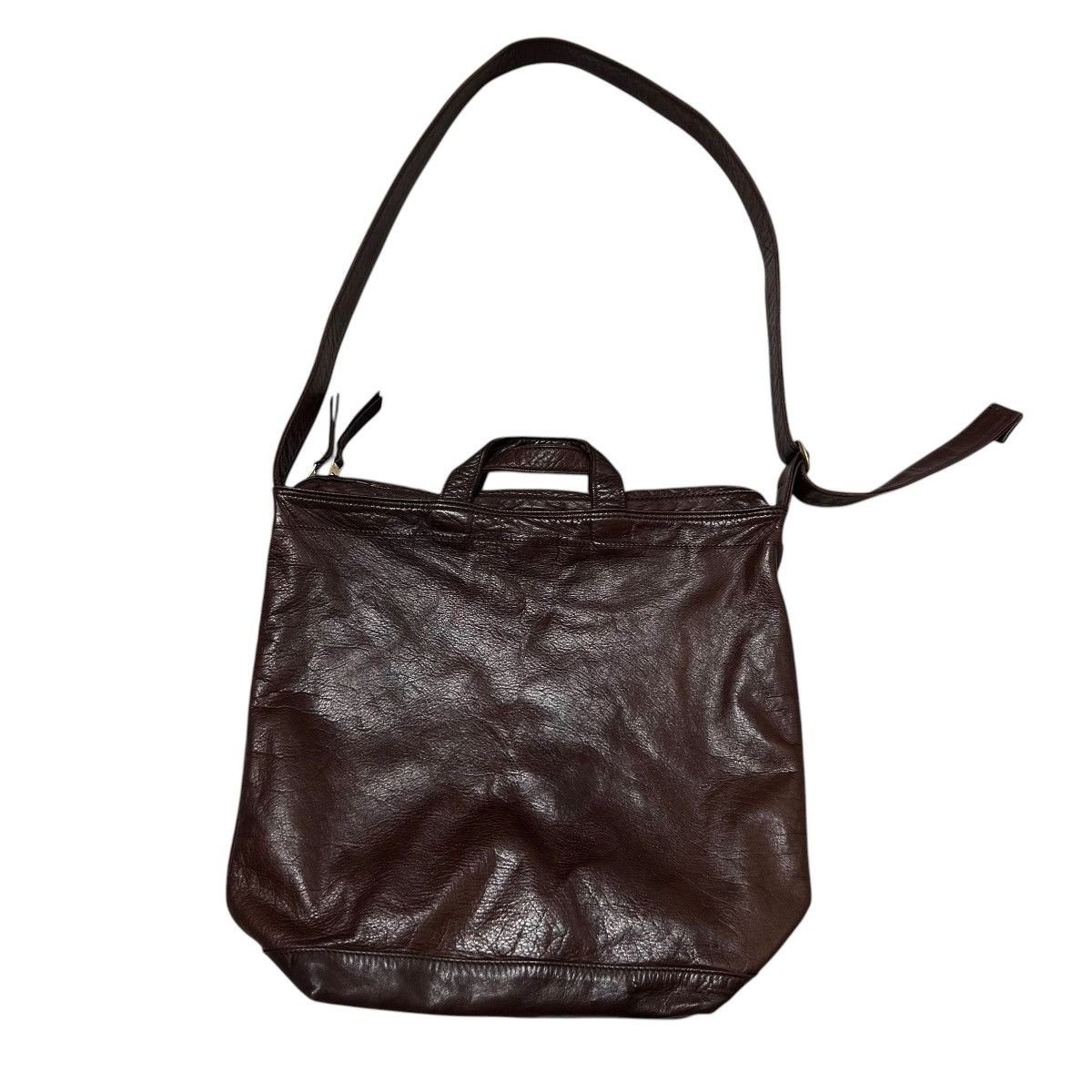 Porter 752 00s Porter Yoshida leather shoulder bag unisex brown Size ONE SIZE - 2 Thumbnail