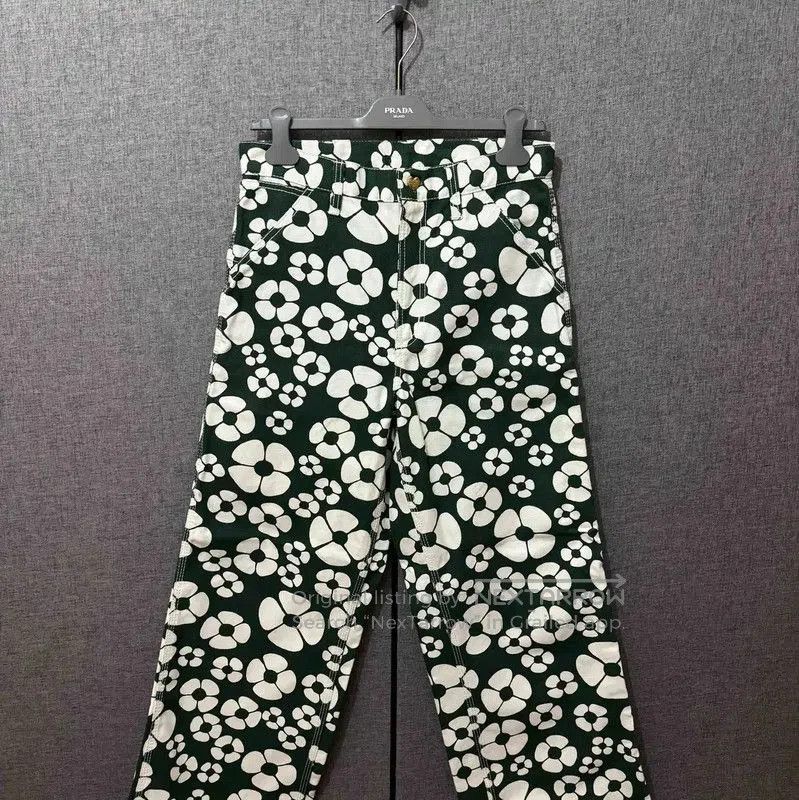 Other Marni Colorful Patterned Cotton Casual Pants . Size US 26 / EU 42 - 1 Thumbnail