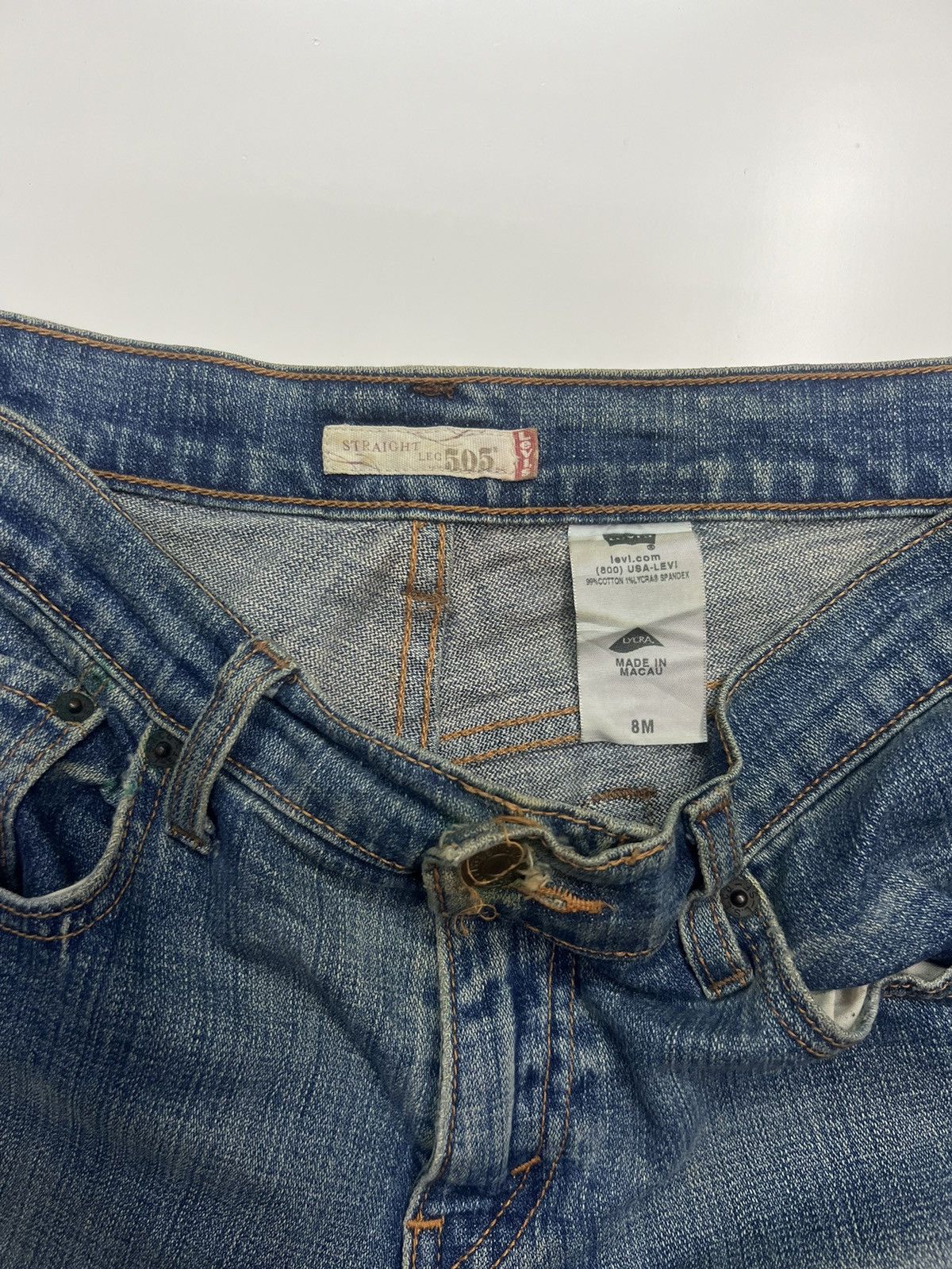 Levi's Vintage Levi's 505 Straight Leg Denim Jeans Size 34 Size US 34 / EU 50 - 8 Thumbnail