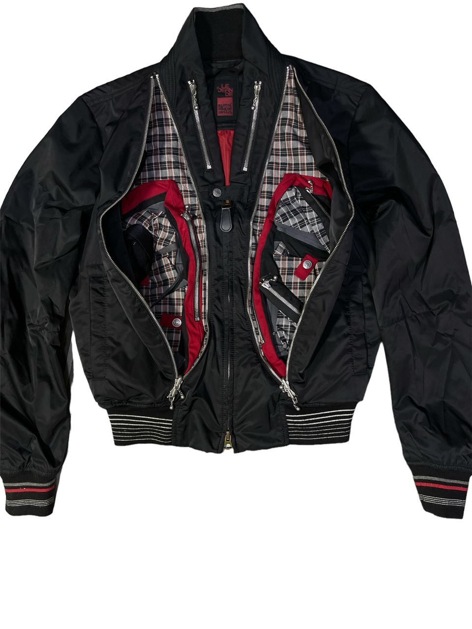 Marithe + Francois Girbaud LE JEAN DE MARITHE FRANCOIS GIRBAUD BAGSKET BOMBER JACKET Size US M / EU 48-50 / 2 - 1 Thumbnail