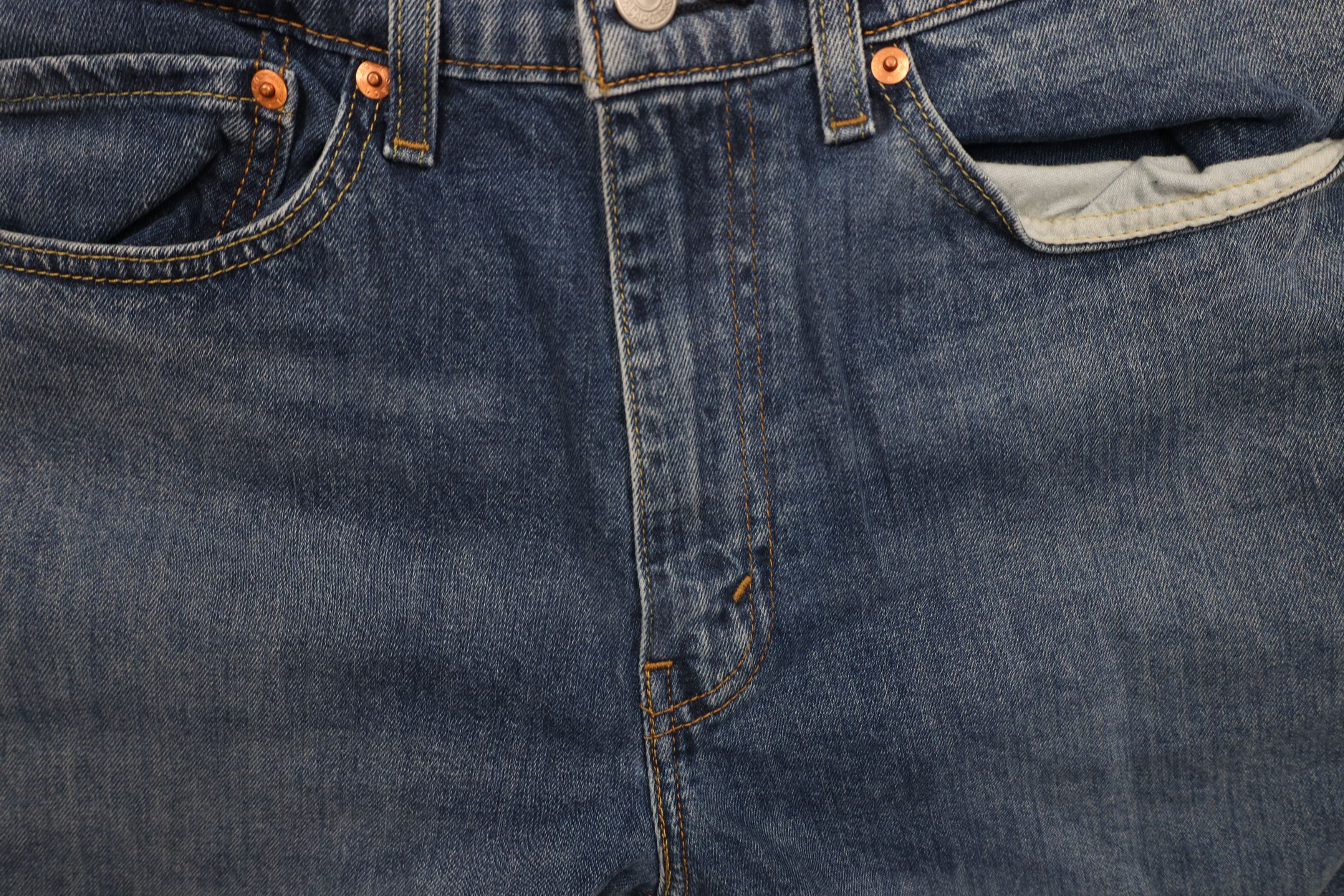 Levi's × Vintage Vintage Y2K Levis Stretch Regular Fit Denim Jeans Blue Size US 34 / EU 50 - 9 Thumbnail
