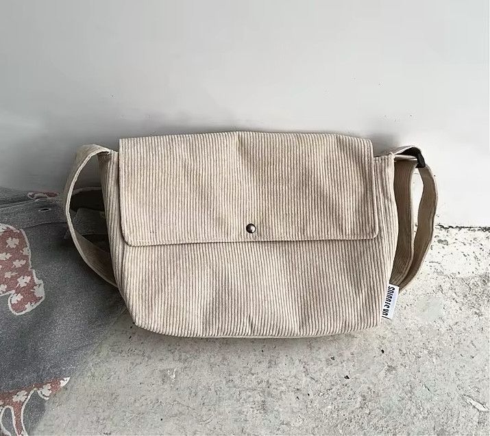 Japanese Brand Preppy Style Canvas Shoulder Bag Size ONE SIZE - 4 Thumbnail