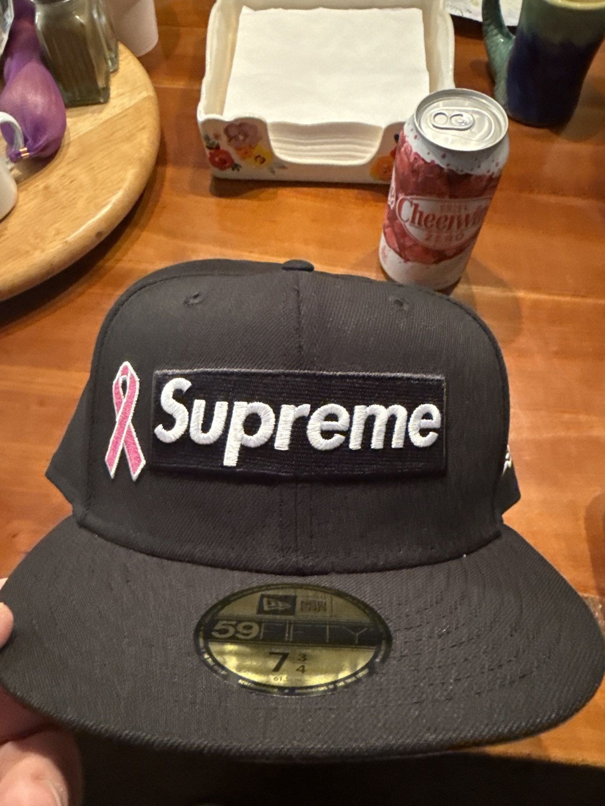 Supreme Supreme Breast Cancer Awareness 7 3/4 Hat Size ONE SIZE - 5 Thumbnail