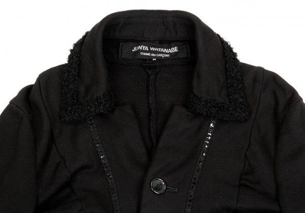 Comme des Garcons Comme des Garcons Retro black sequined coat top Size XS / US 0-2 / IT 36-38 - 4 Thumbnail