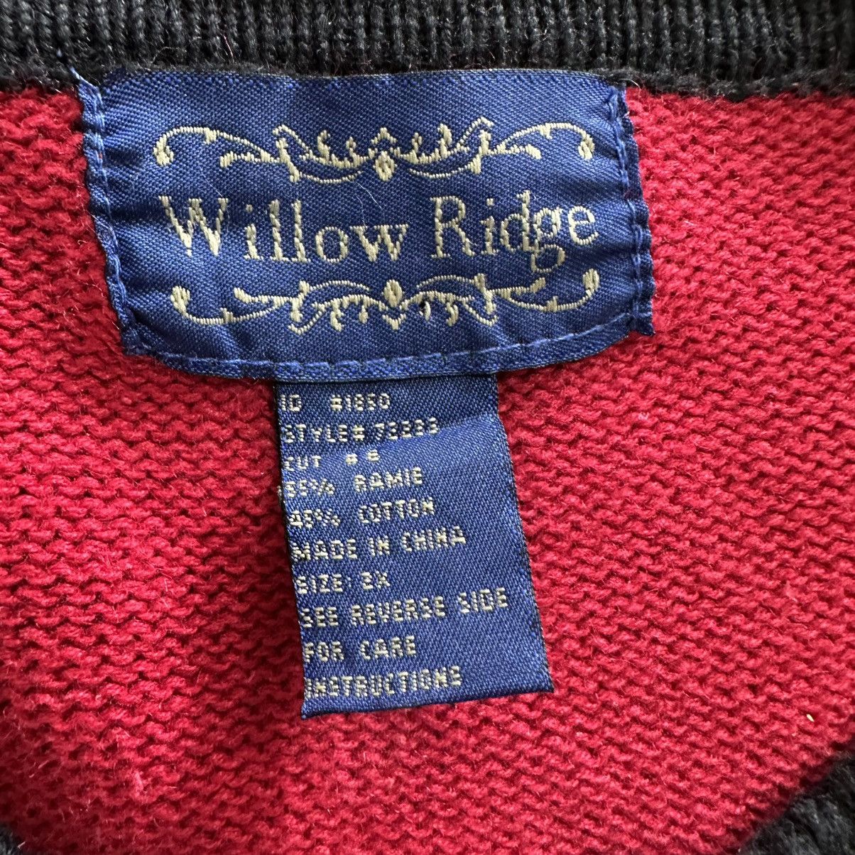 Vintage Vintage Willow Ridge Embroidered Floral Cardigan Sweater Size XXL / US 16-18 / IT 52-54 - 4 Thumbnail