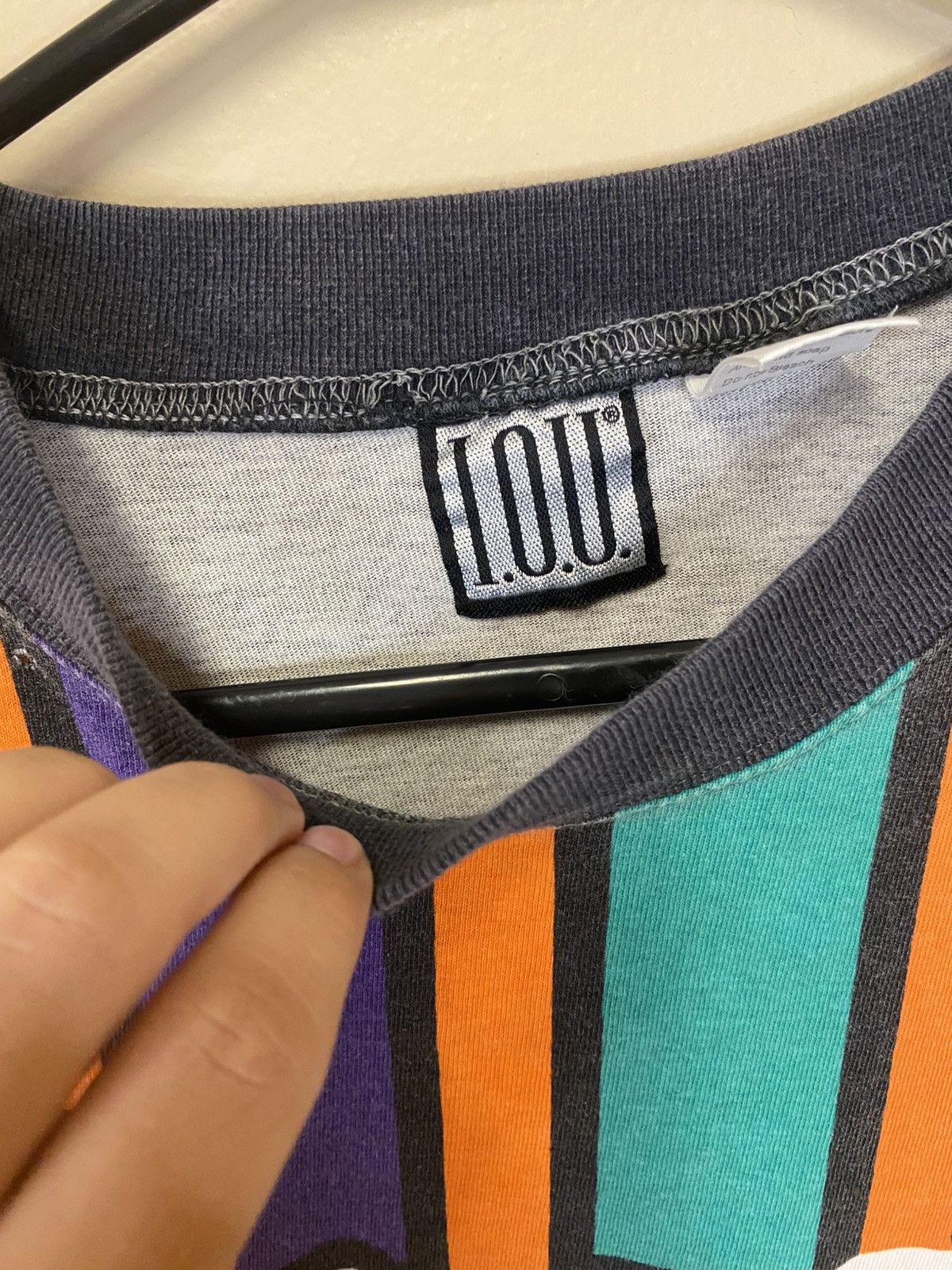 Vintage IOU 93 Collection T-Shirt Size US L / EU 52-54 / 3 - 4 Thumbnail
