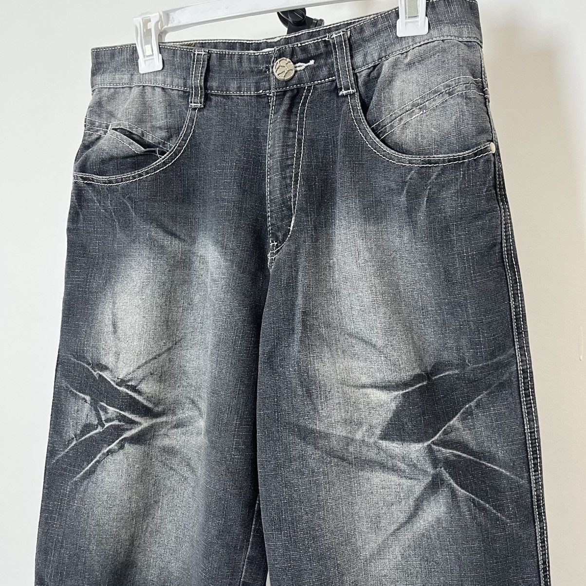 Japanese Brand UNDO Japan Denim Shorts – Embroidered Back Pockets Size US 30 / EU 46 - 7 Thumbnail