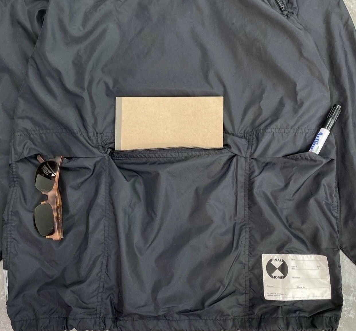 Vintage 90s Final Home Slanted Zipper Tech Wear Jacket