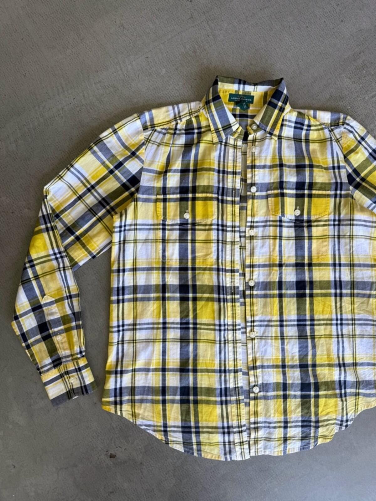 Lauren Ralph Lauren Lauren Ralph Lauren / Plaid Button Down Shirt Size S / US 4 / IT 40 - 1 Thumbnail