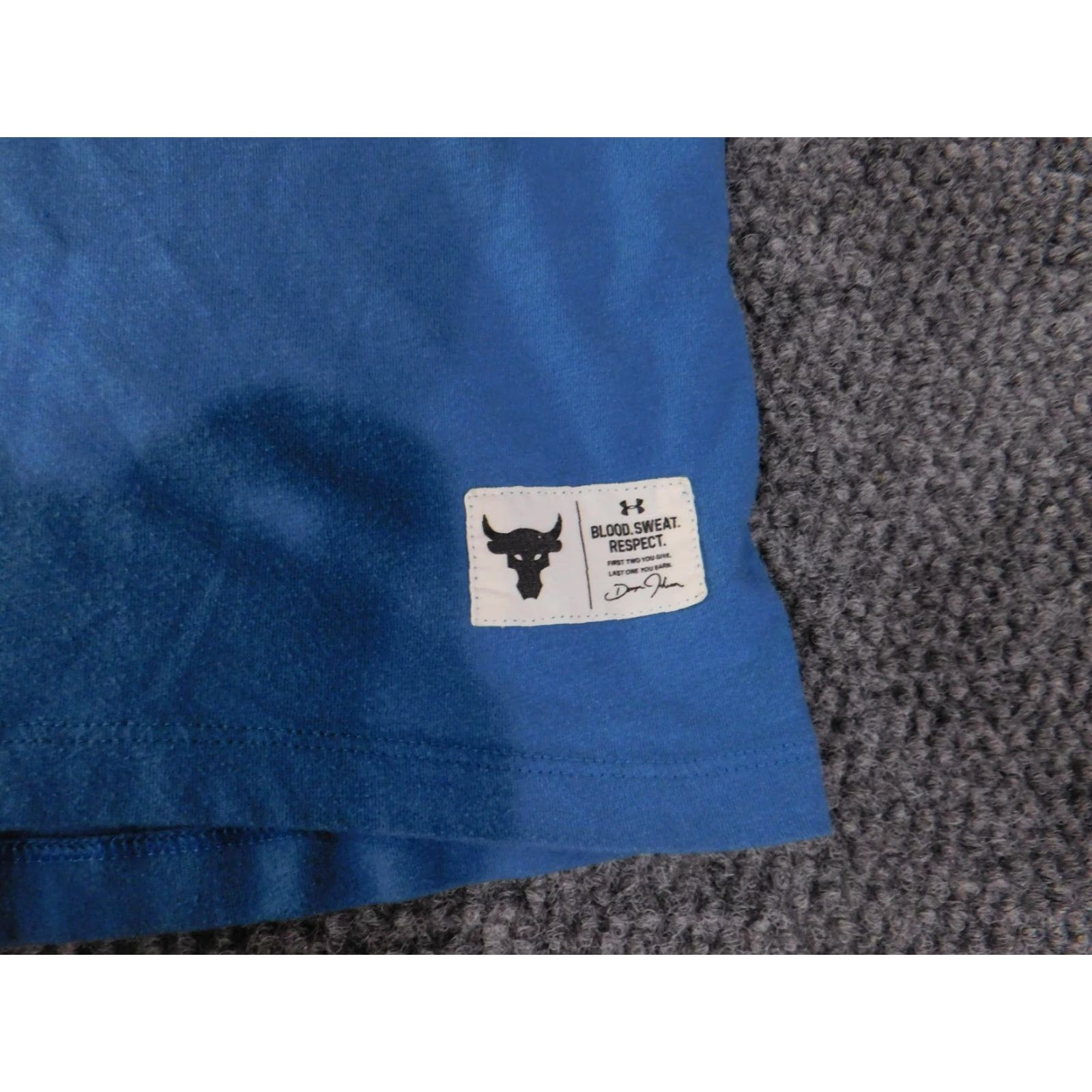 Under Armour Under Armour Shirt Mens Medium Blue Project Rock Disrupt Blood Sweat Respect Tee Size US M / EU 48-50 / 2 - 4 Thumbnail