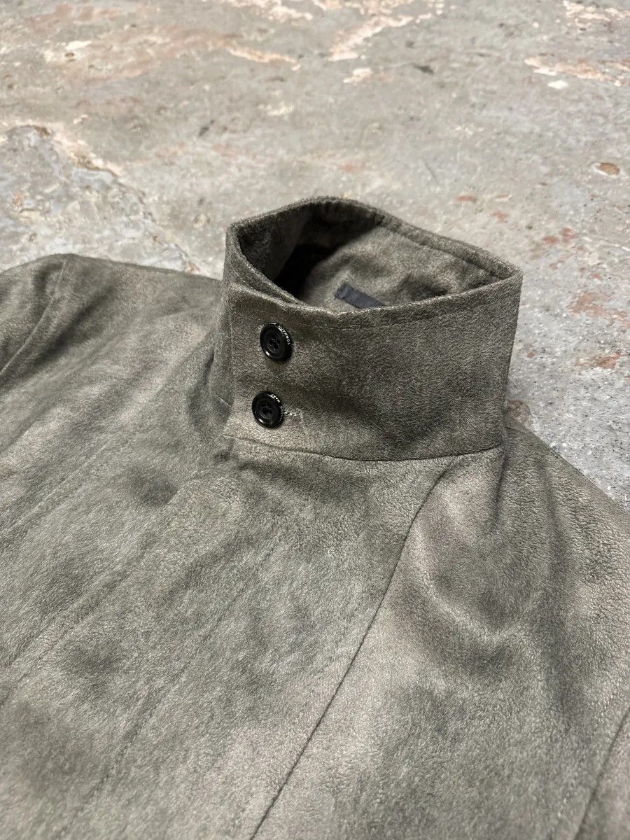 Tornado Mart × Vintage Tornado Mart Grey Suede Belted Trench Jacket Size US S / EU 44-46 / 1 - 8 Thumbnail