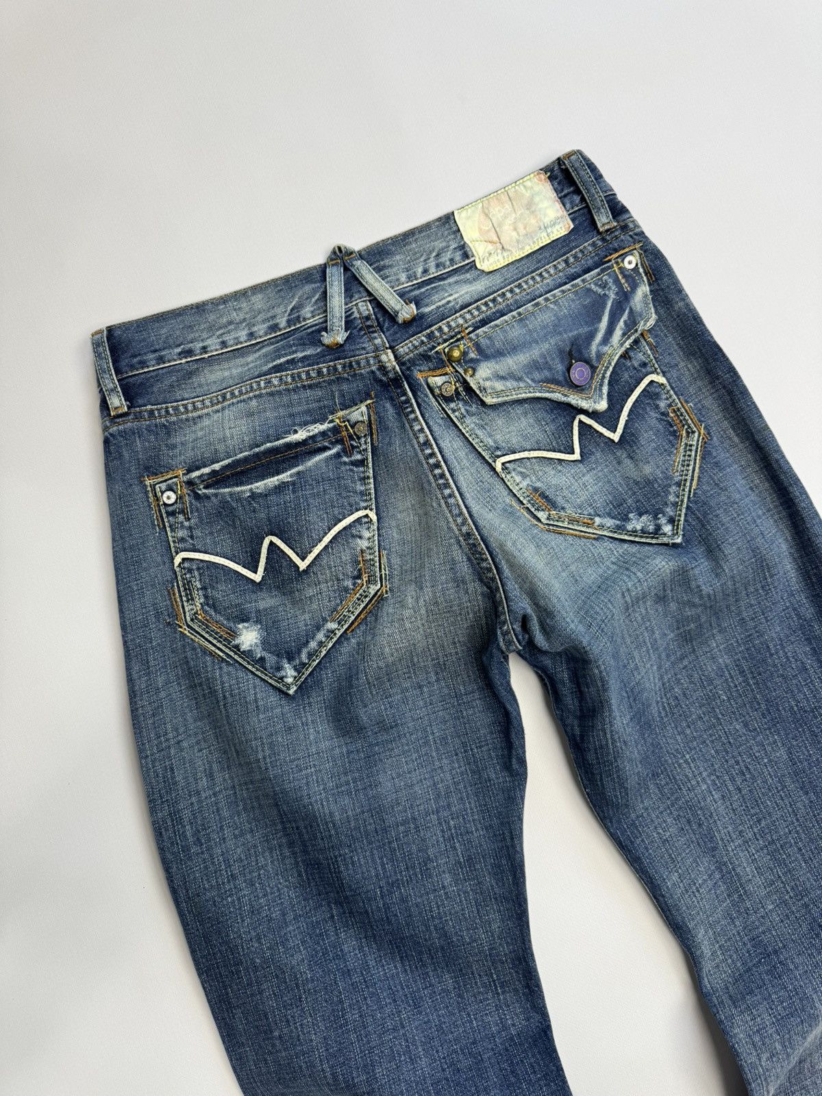 Japan Rags Japan Rags Vintage Wash Denim Japanese Archive Fit Y2K Size US 30 / EU 46 - 9 Thumbnail